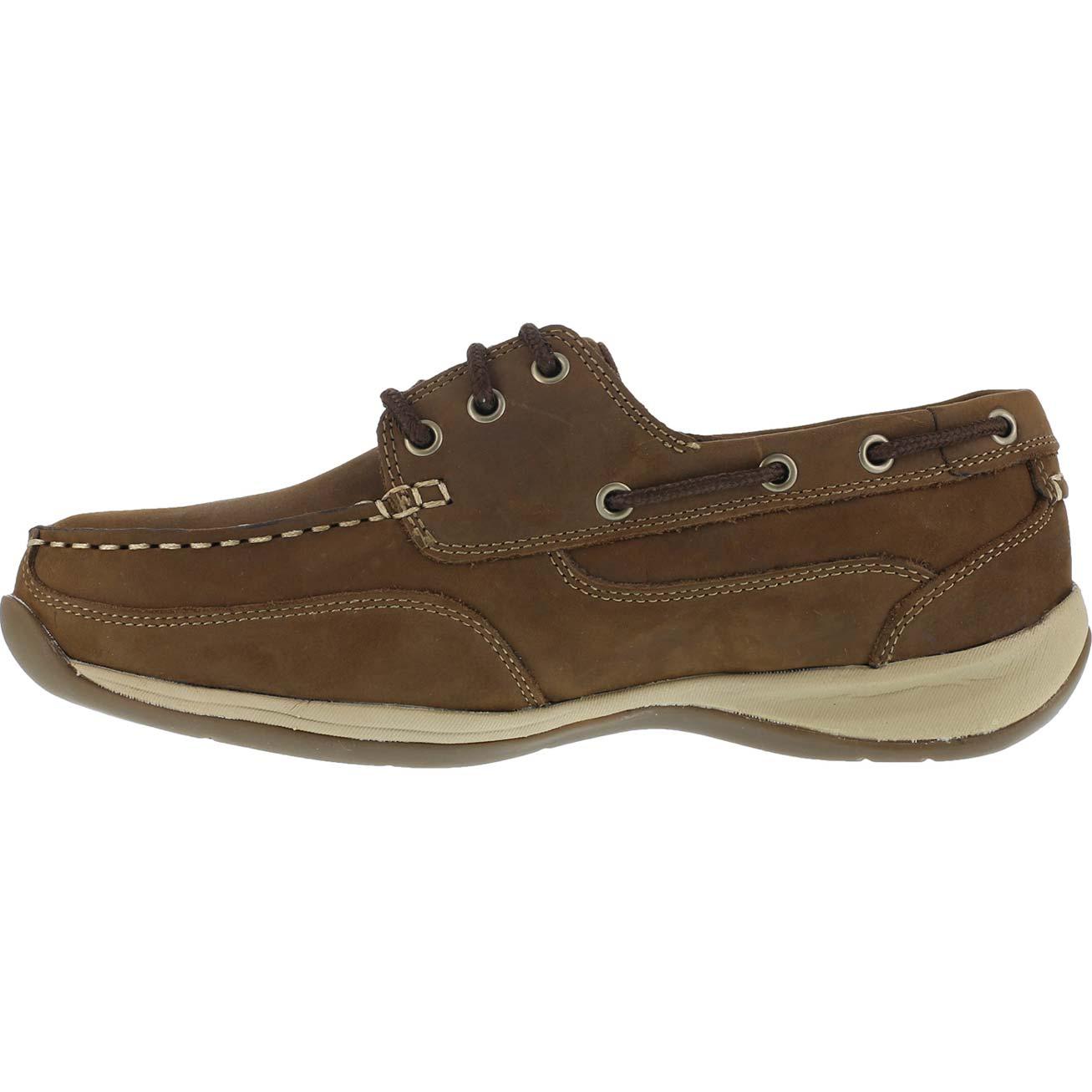 Rockport Works Women's Steel Toe Boat Shoe - profile