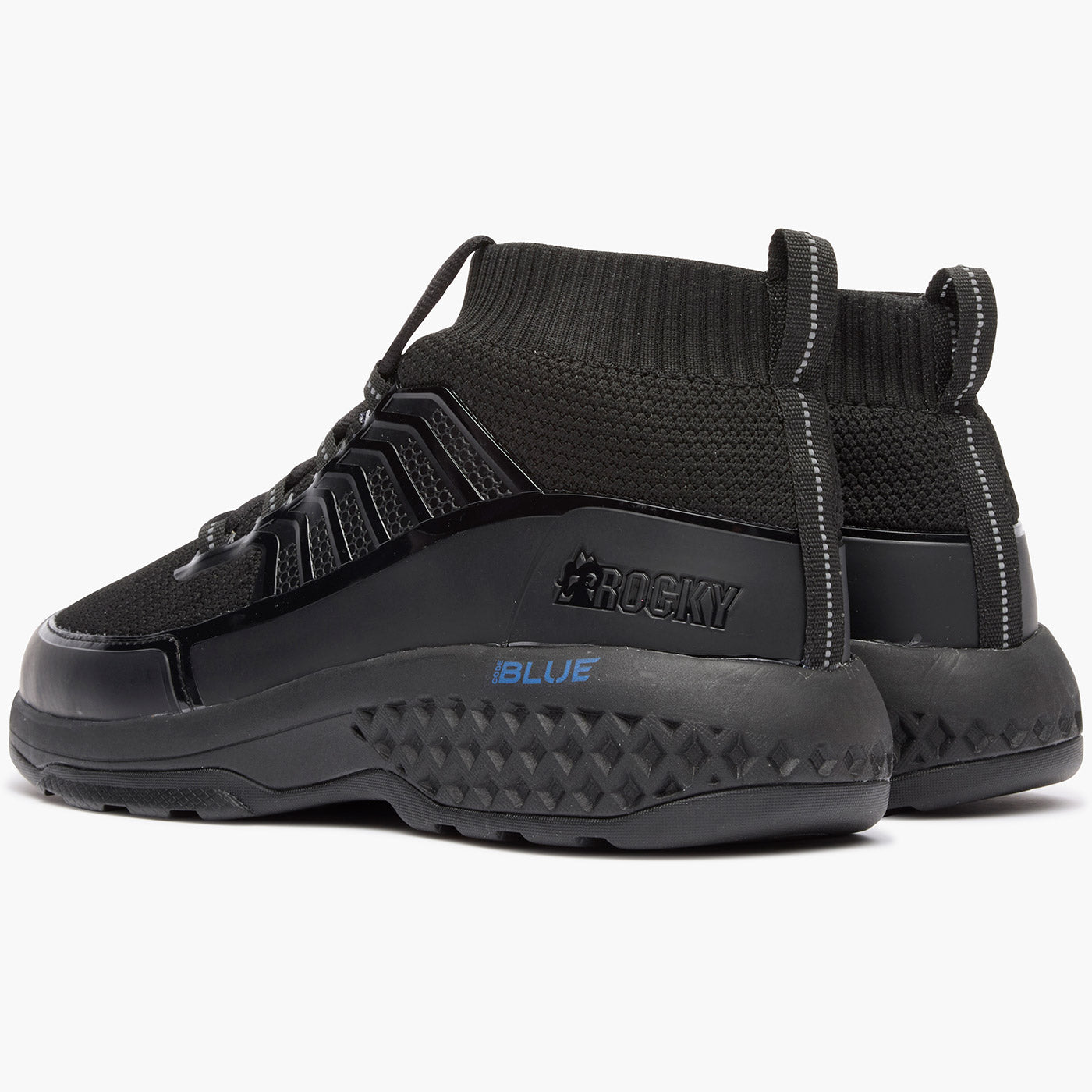 ""Rocky Code Blue 5"" Knit Public Service Boot" - doubleheel"