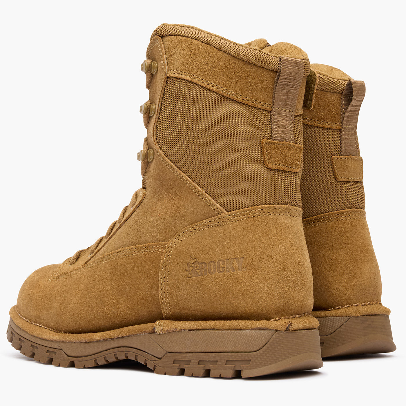 ""Rocky Portland 8"" Side Zip Composite Toe Public Service Boot" - doubleheel"