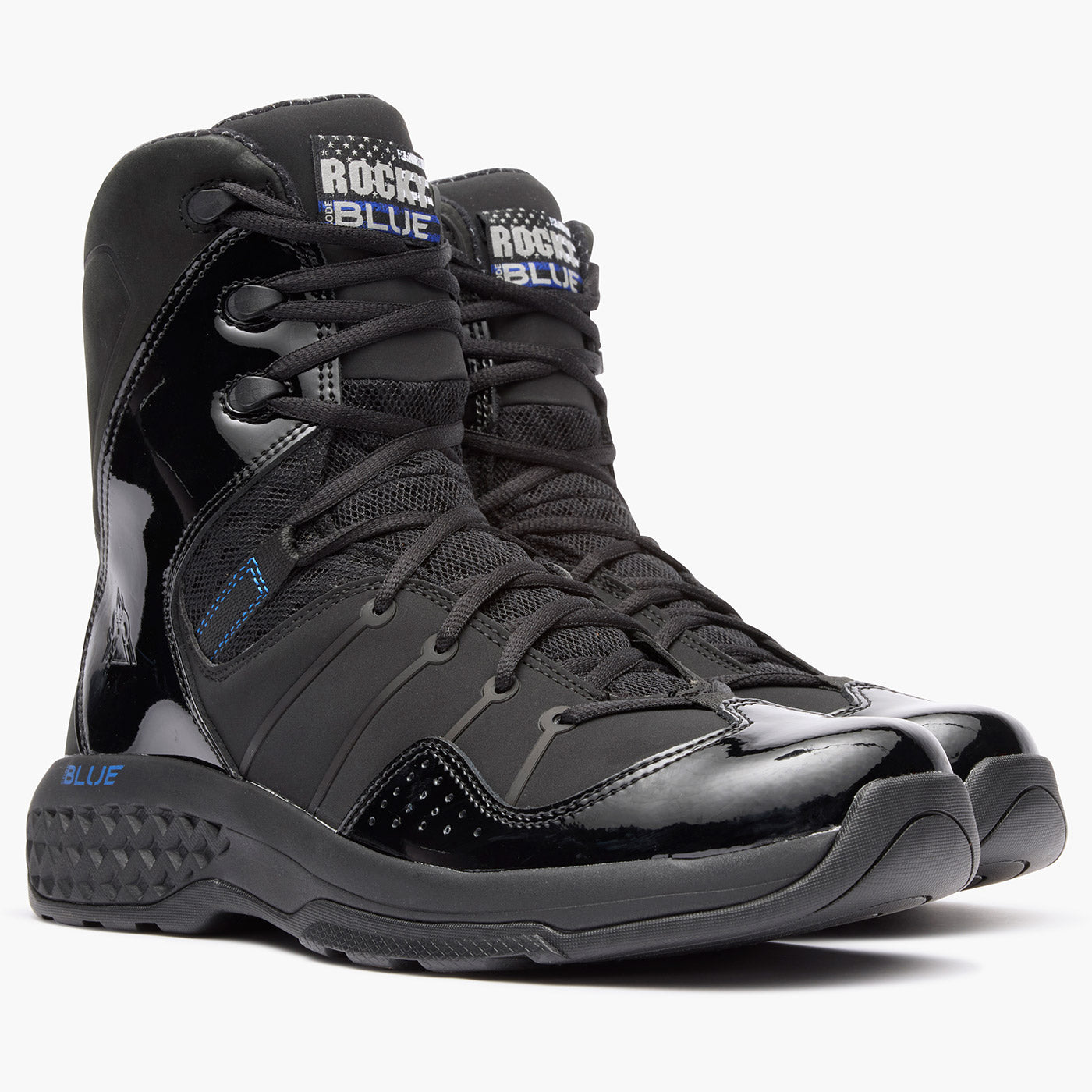 ""Rocky Code Blue 8"" Public Service Boot" - doublequarter"