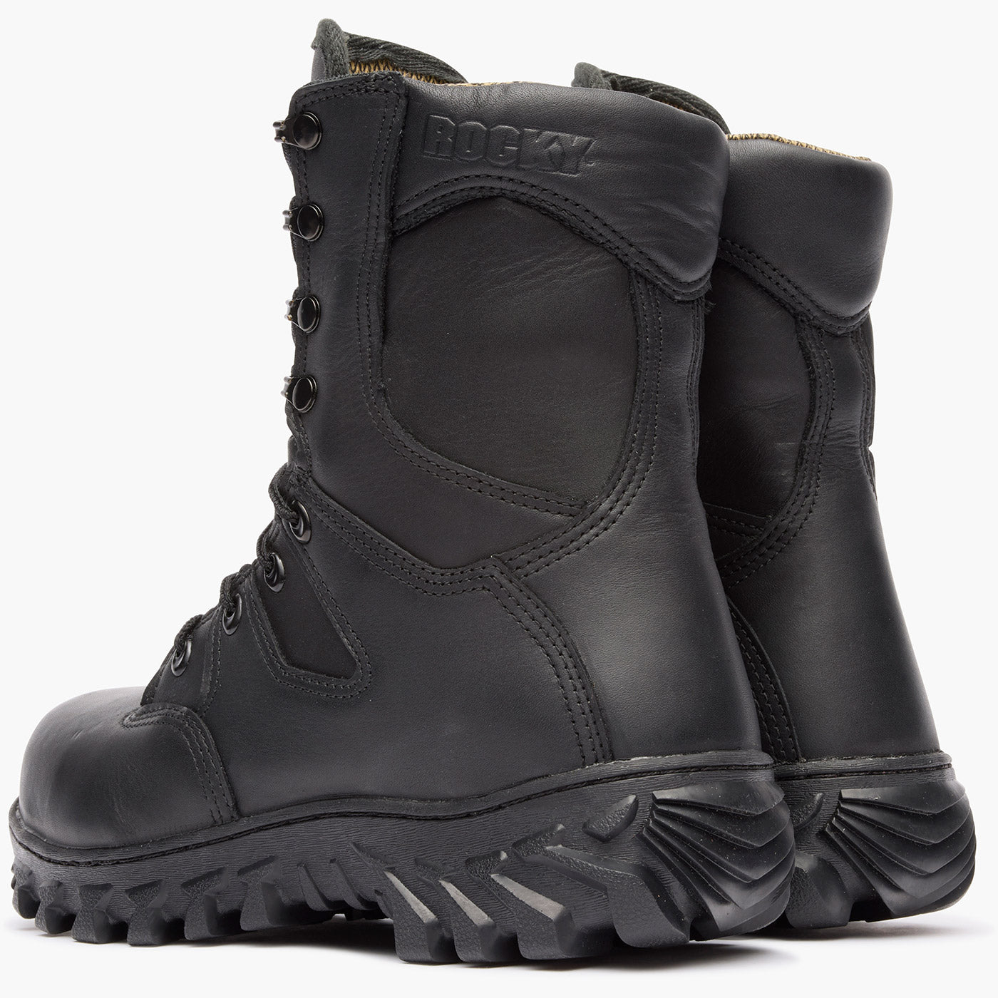 Rocky Women's Code Red Rescue NFPA Rated Composite Toe Fire Boot - doubleheel