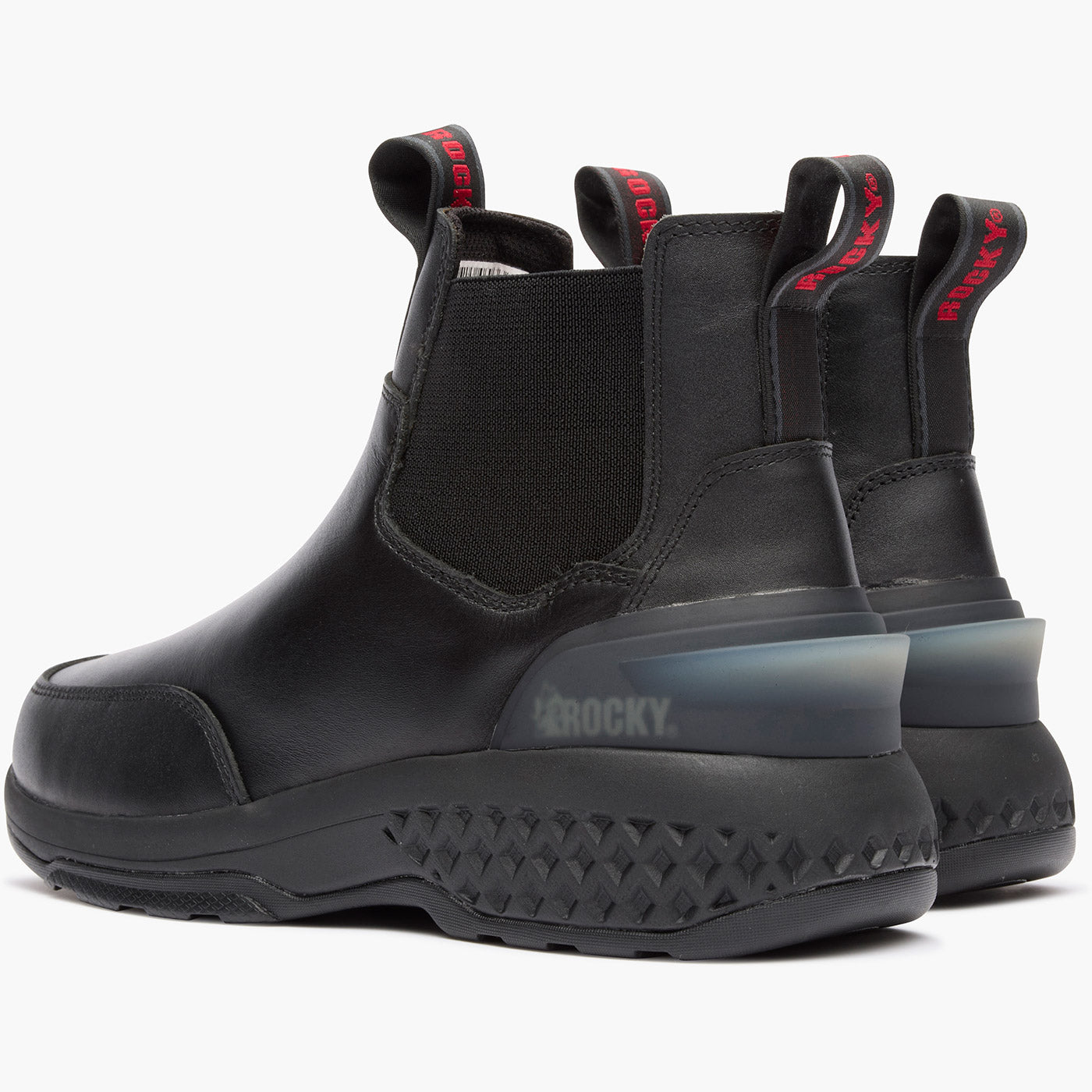 Rocky Code Red Station Slip-On Boot - doubleheel