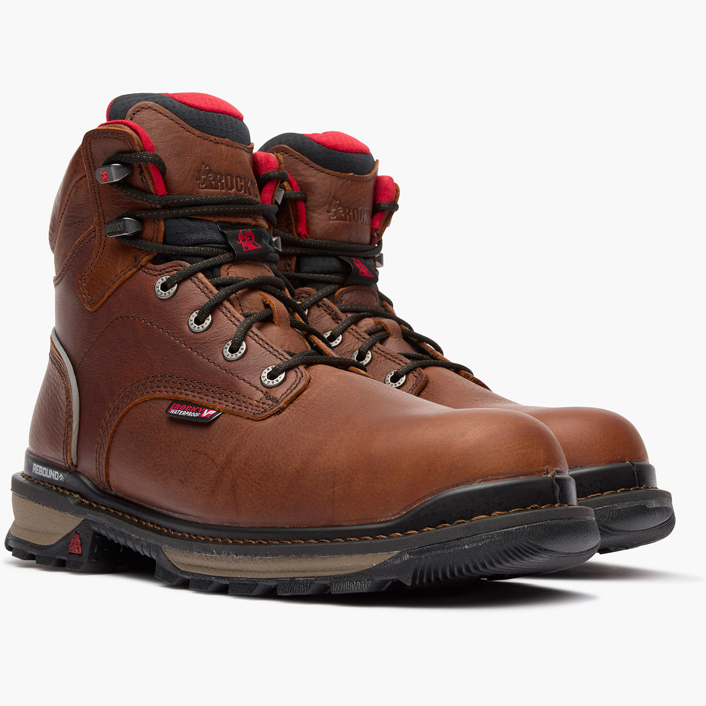 Rocky Rams Horn Waterproof Composite Toe Work Boot - doublequarter