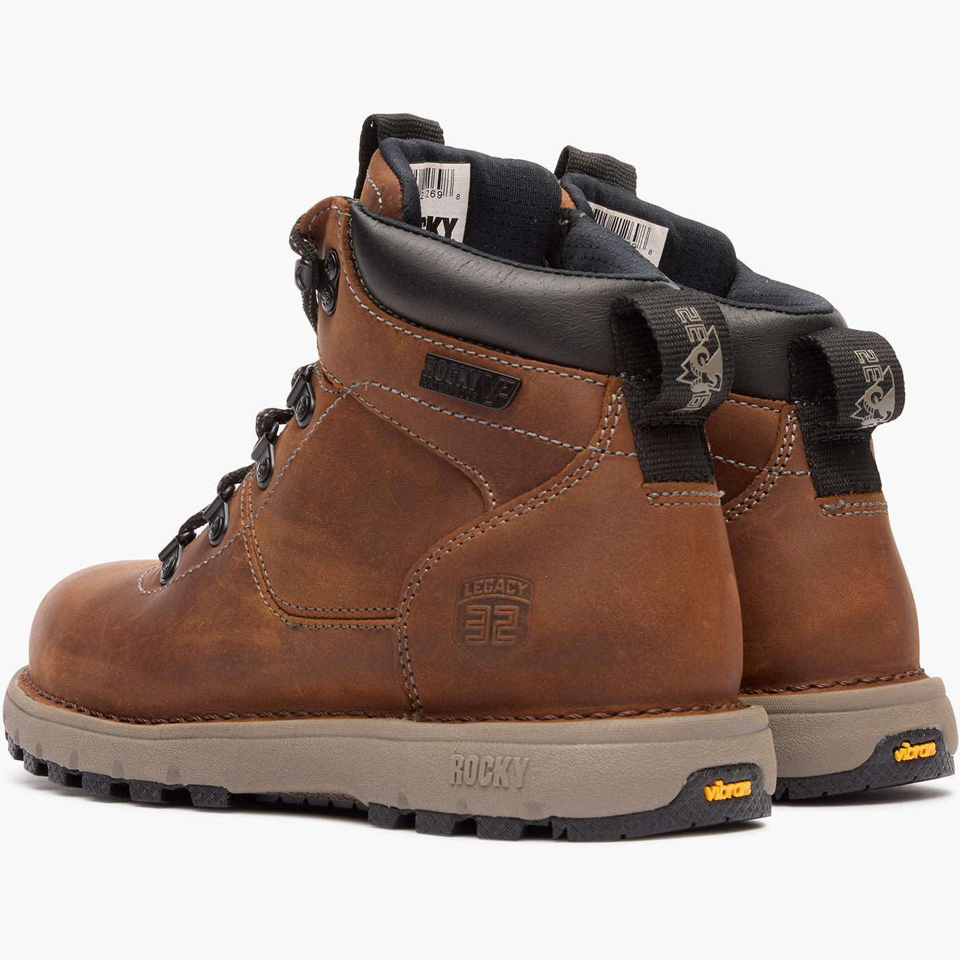 Rocky Women's Legacy 32 Composite Toe Waterproof Work Boot - doubleheel