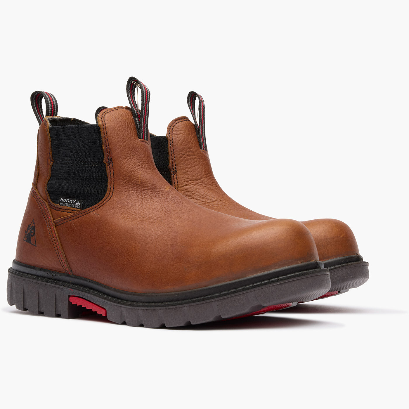 Rocky Worksmart Waterproof Composite Toe Work Chelsea Boot - doublequarter