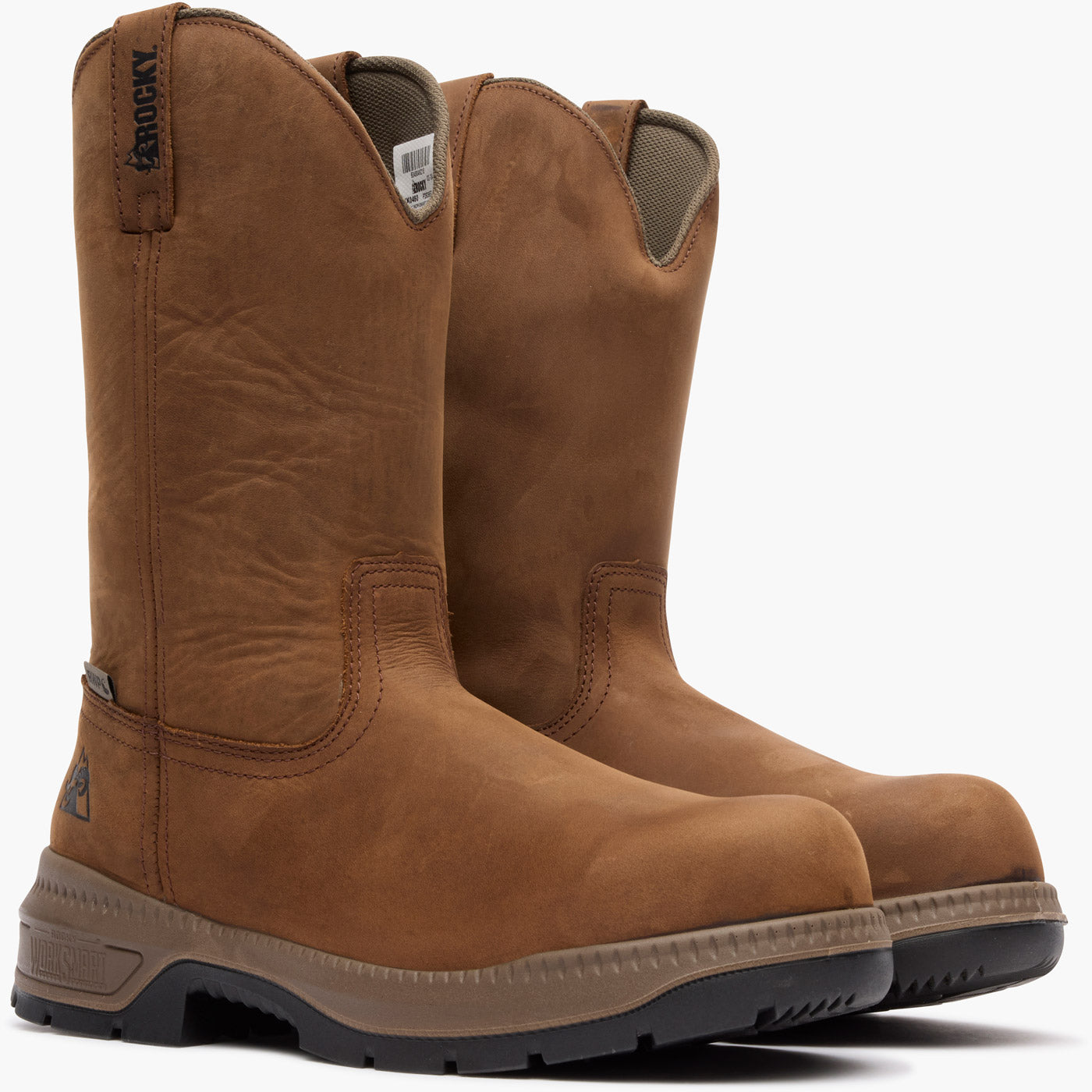"Rocky Worksmart 11" Waterproof Composite Toe Work Boot - doublequarter"