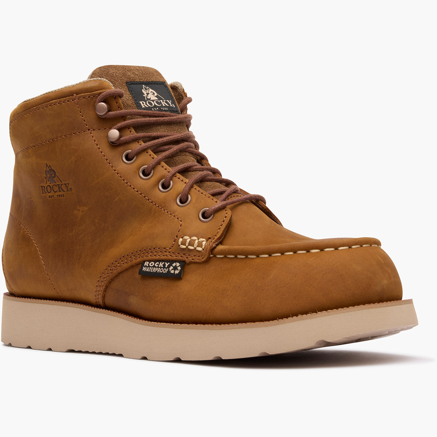 "Rocky MonoCrepe Wedge 6" Composite Toe Work Boot - main"