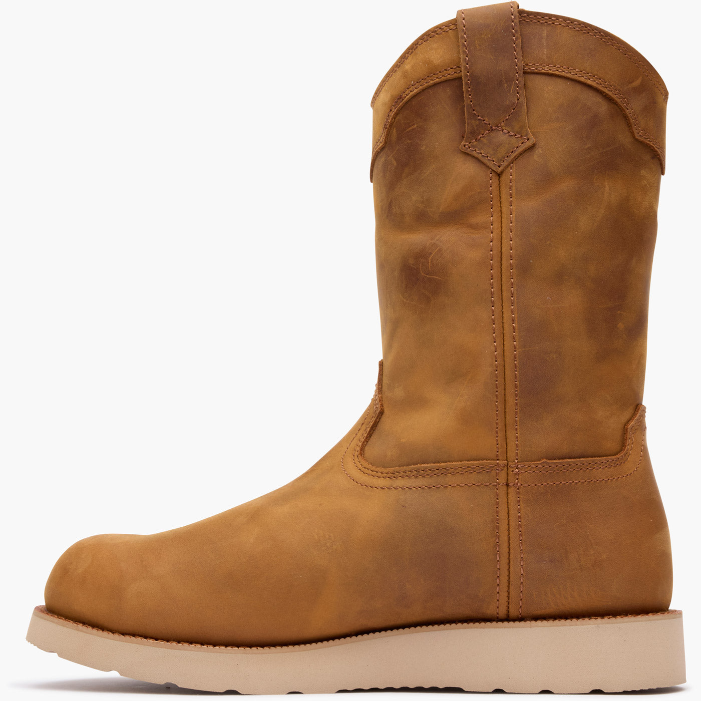 ""Rocky MonoCrepe Wedge 11"" Composite Toe Work Boot" - profile"