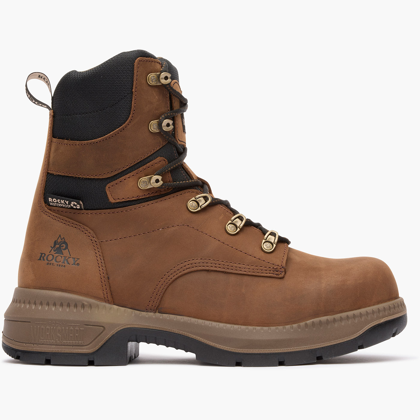 "Rocky Worksmart 8" Comp Toe Internal MET Guard Work Boot - profile"