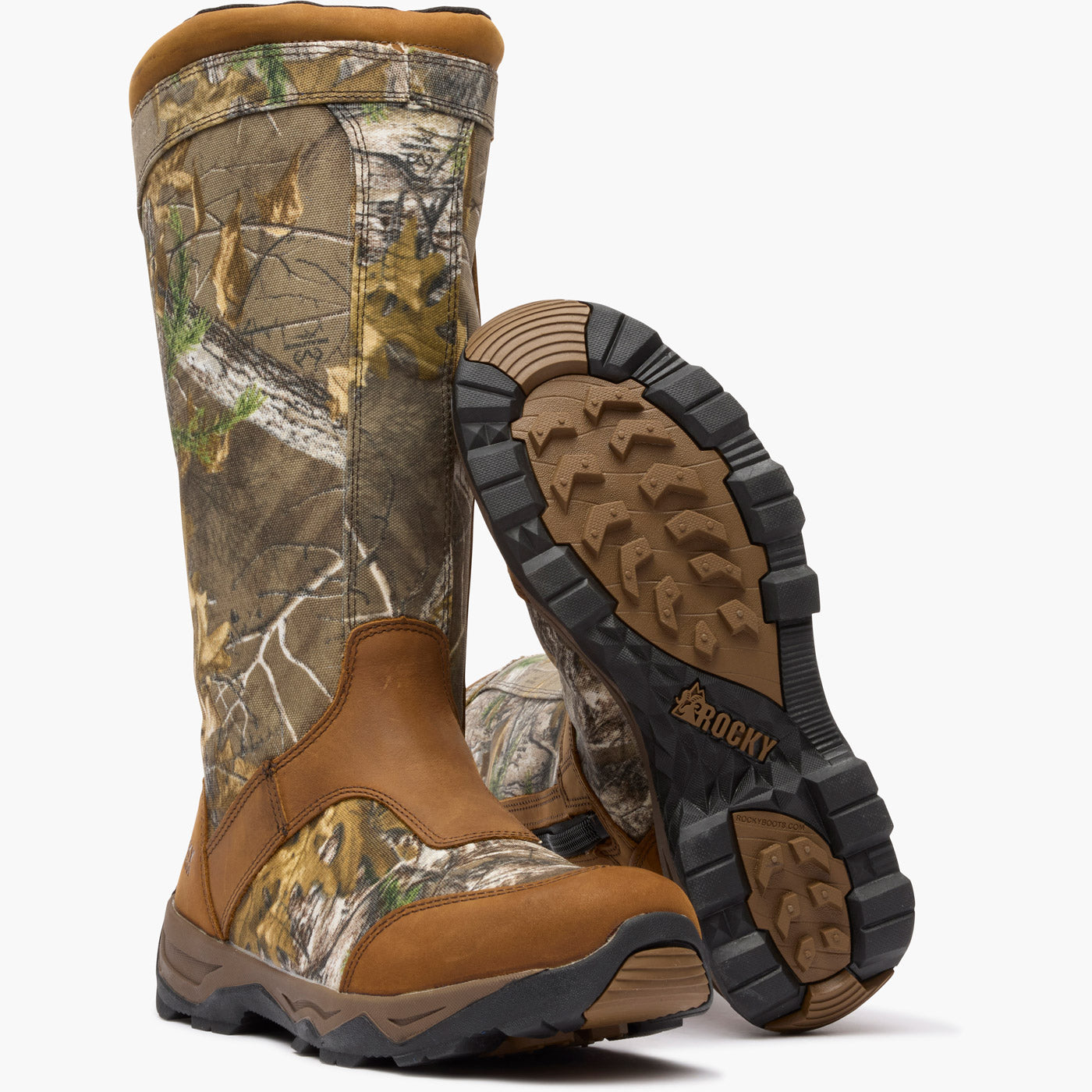 Rocky Retraction Waterproof Side-Zip Snake Boot - outsole