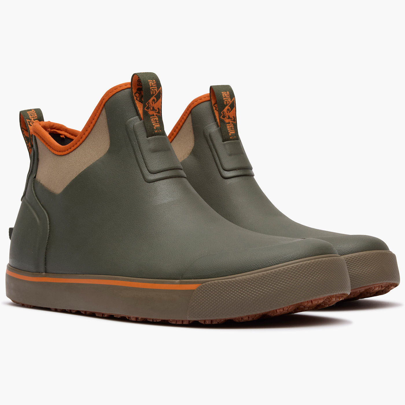 Rocky Dry-Strike Waterproof Green & Orange Deck Boot - doublequarter