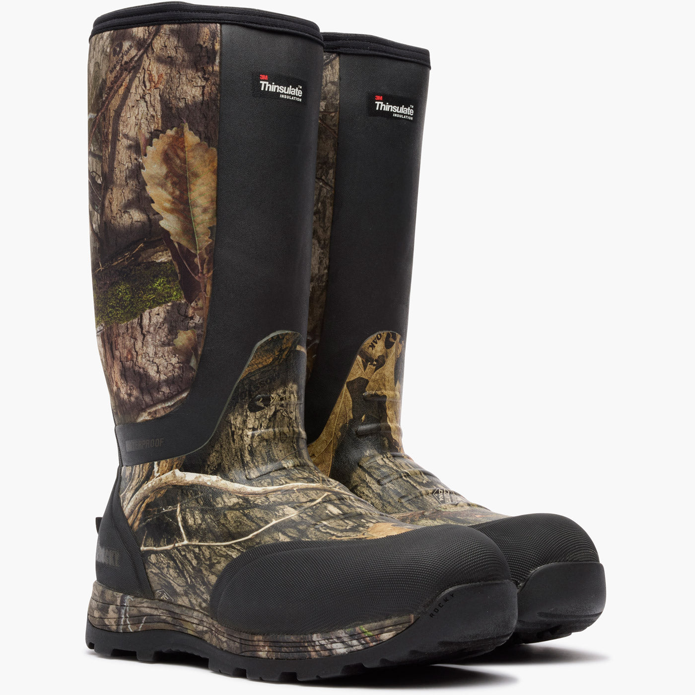 Rocky Stryker Mossy Oak® Country DNA™ 800G Insulated Pull-On Boot - doublequarter