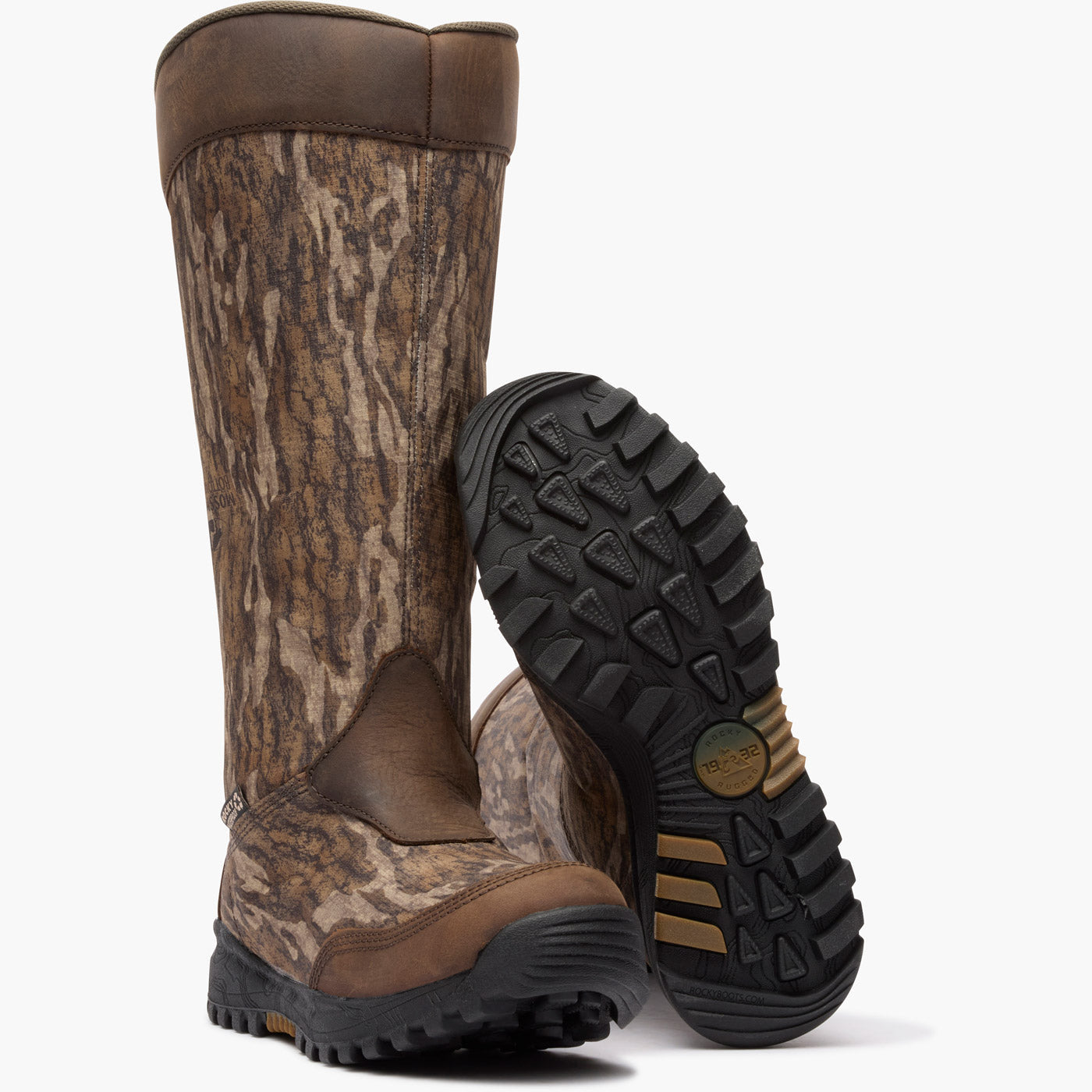 Rocky Women's Spike Waterproof Snake Boot - outsole