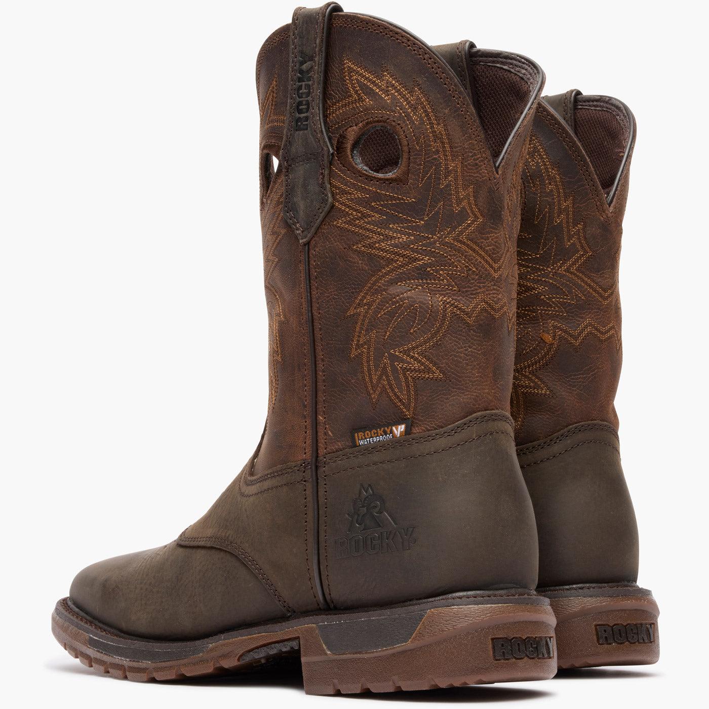Rocky Original Ride FLX Waterproof Western Boot - doubleheel