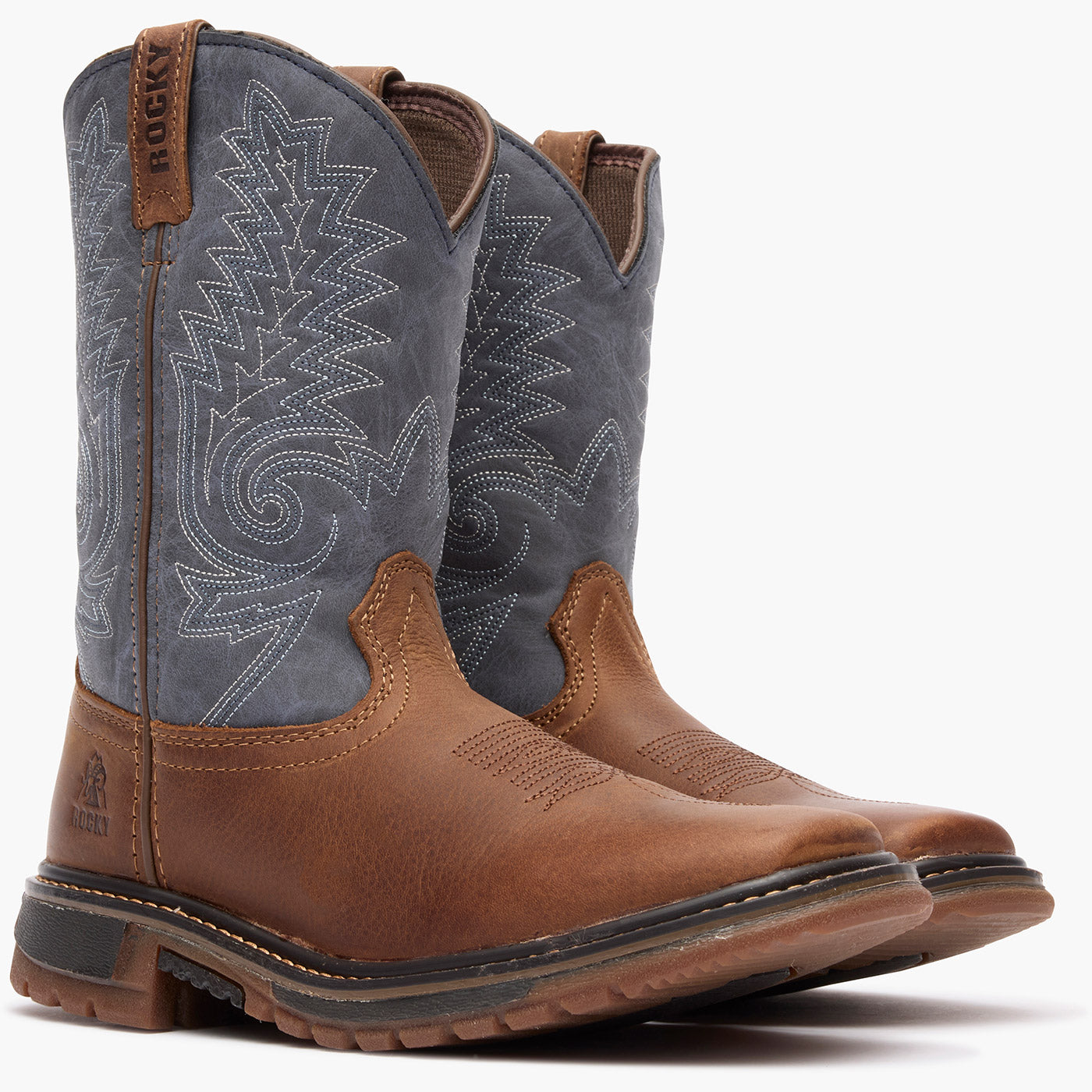 Rocky Big Kids' Ride FLX Western Boot - doublequarter