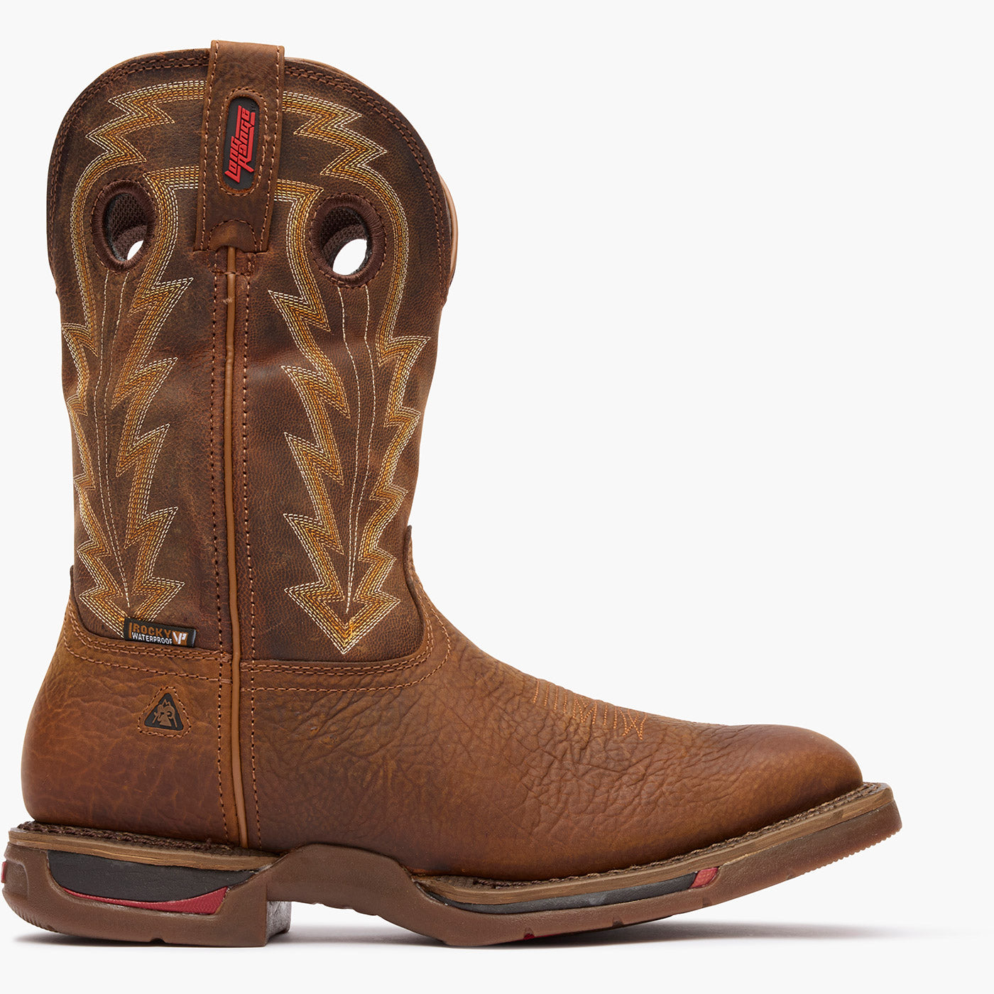 ""Rocky Long Range 11"" Waterproof Western Boot" - profile"
