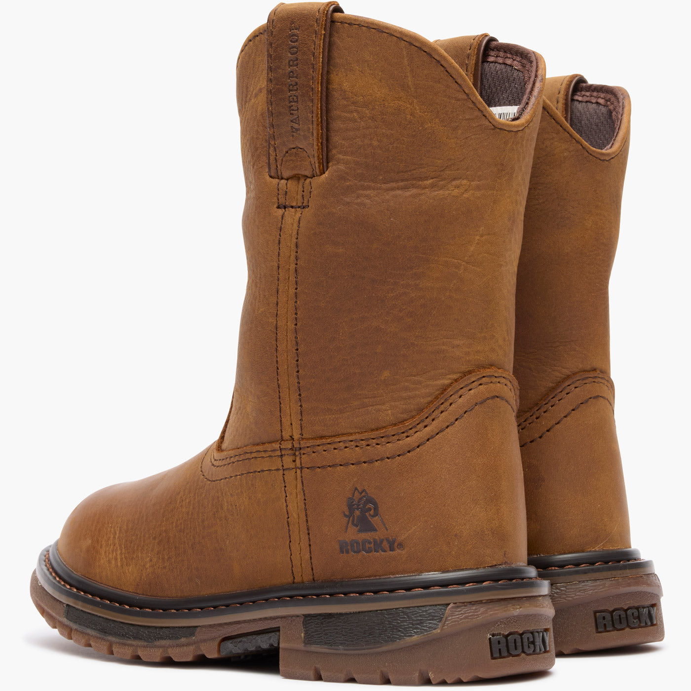 Rocky Kid's Original Ride FLX Waterproof Western Boot - doubleheel