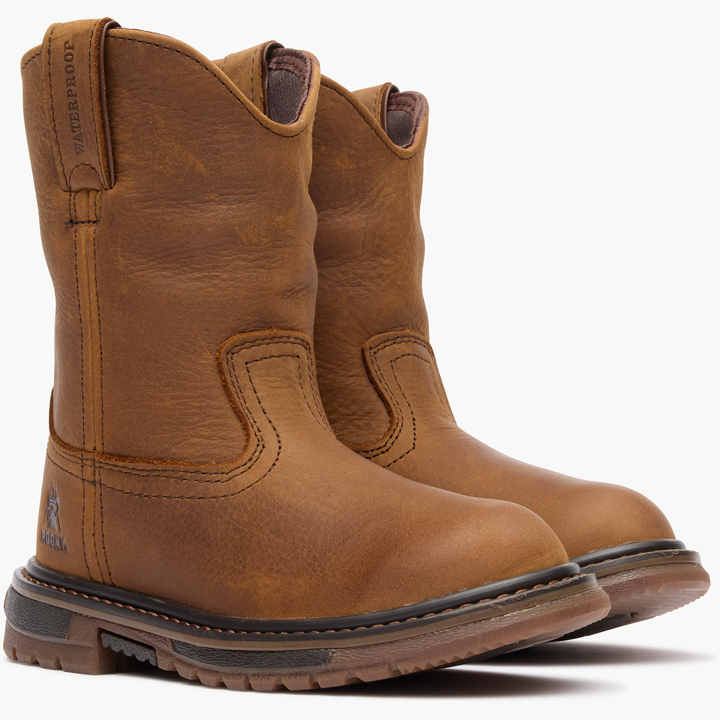 Rocky Kid's Original Ride FLX Waterproof Western Boot - doublequarter