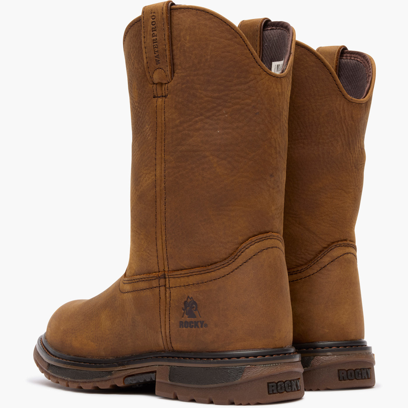 Rocky Big Kid's Original Ride FLX Waterproof Western Boot - doubleheel