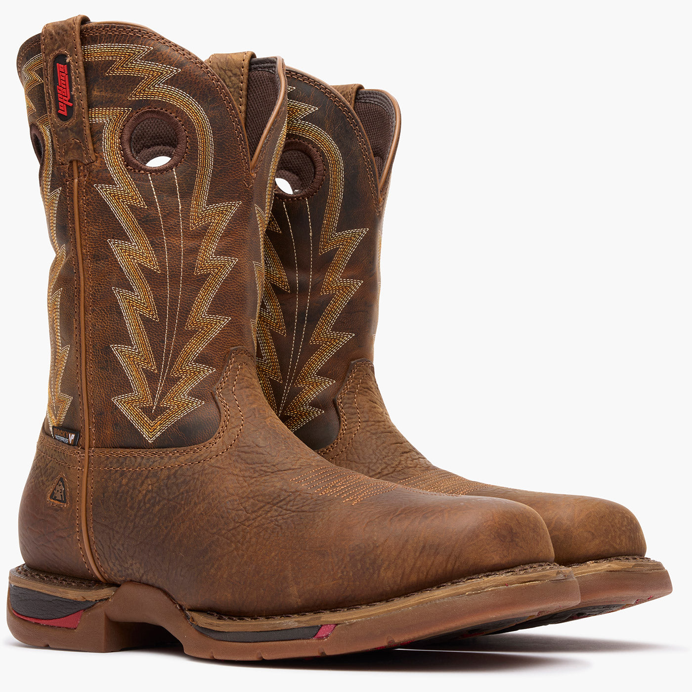 Rocky Long Range Composite Toe Waterproof Western Boot - doublequarter