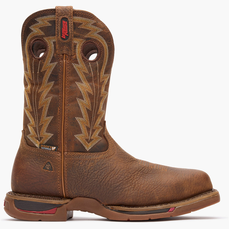 Rocky Long Range Composite Toe Waterproof Western Boot - profile