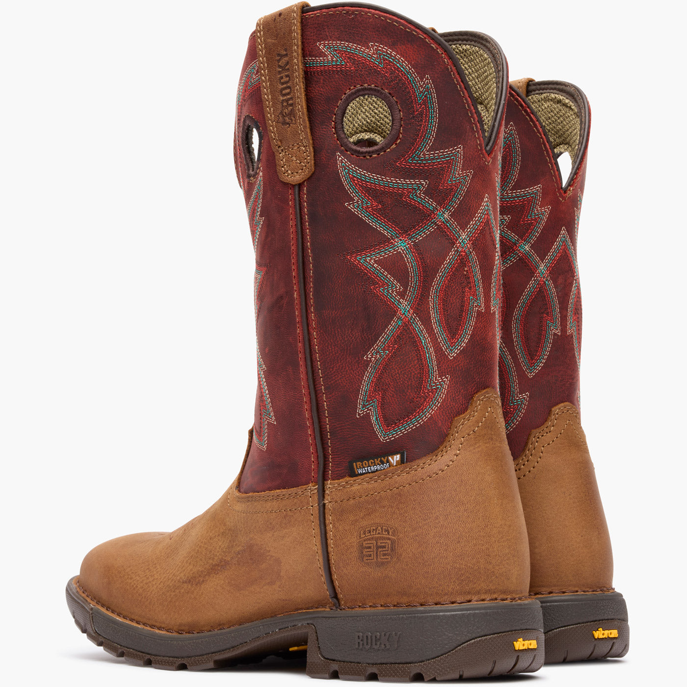 Rocky Legacy 32 Waterproof Western Boot - doubleheel