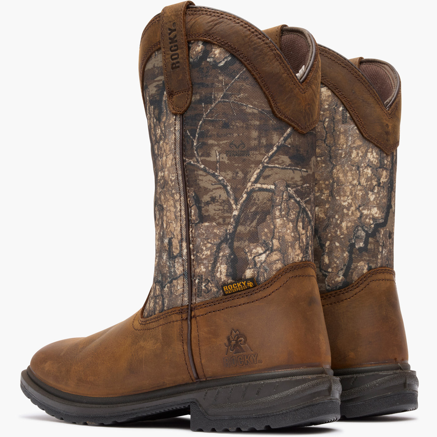 Rocky Worksmart 400G Insulated Waterproof Western Boot - doubleheel