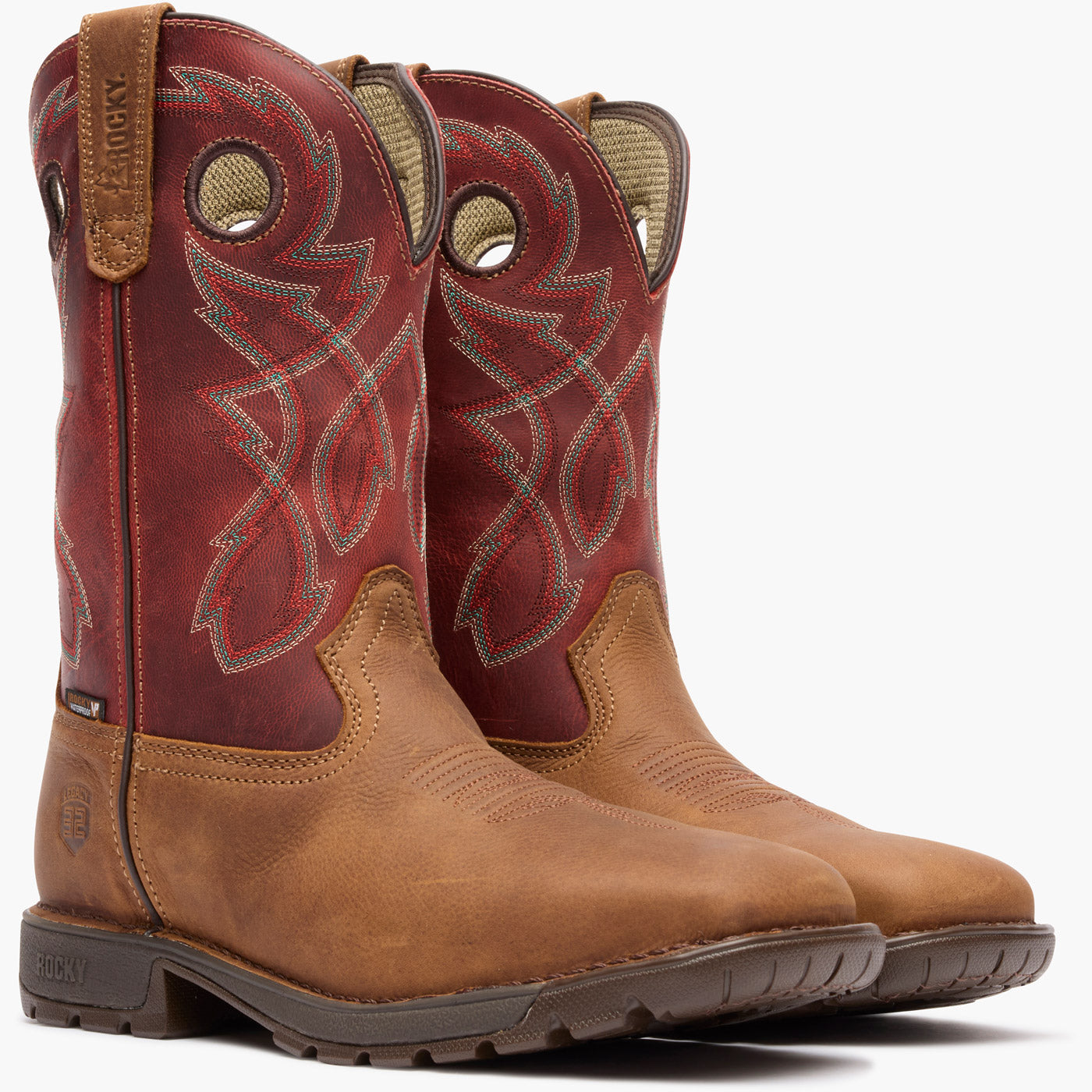 Rocky Legacy 32 Steel Toe Waterproof Western Boot - doublequarter