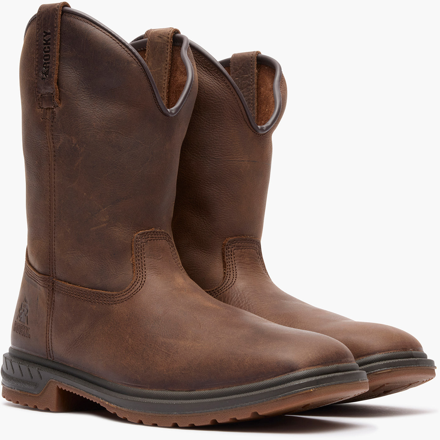 Rocky Worksmart Unlined Western Boot - doublequarter