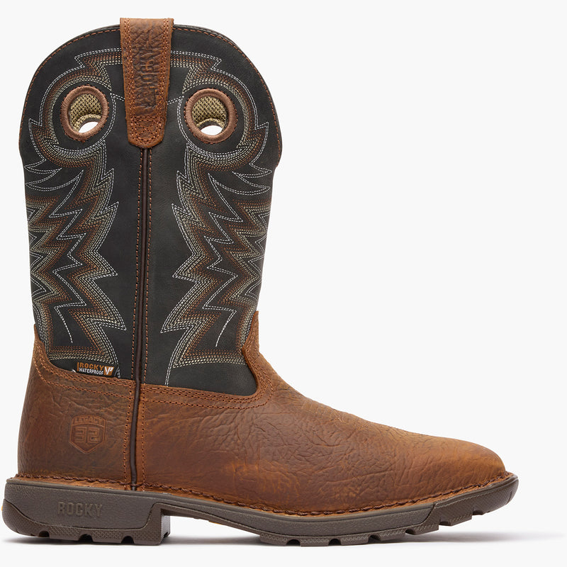 Rocky Legacy 32 Steel Toe Waterproof Western Boot - profile