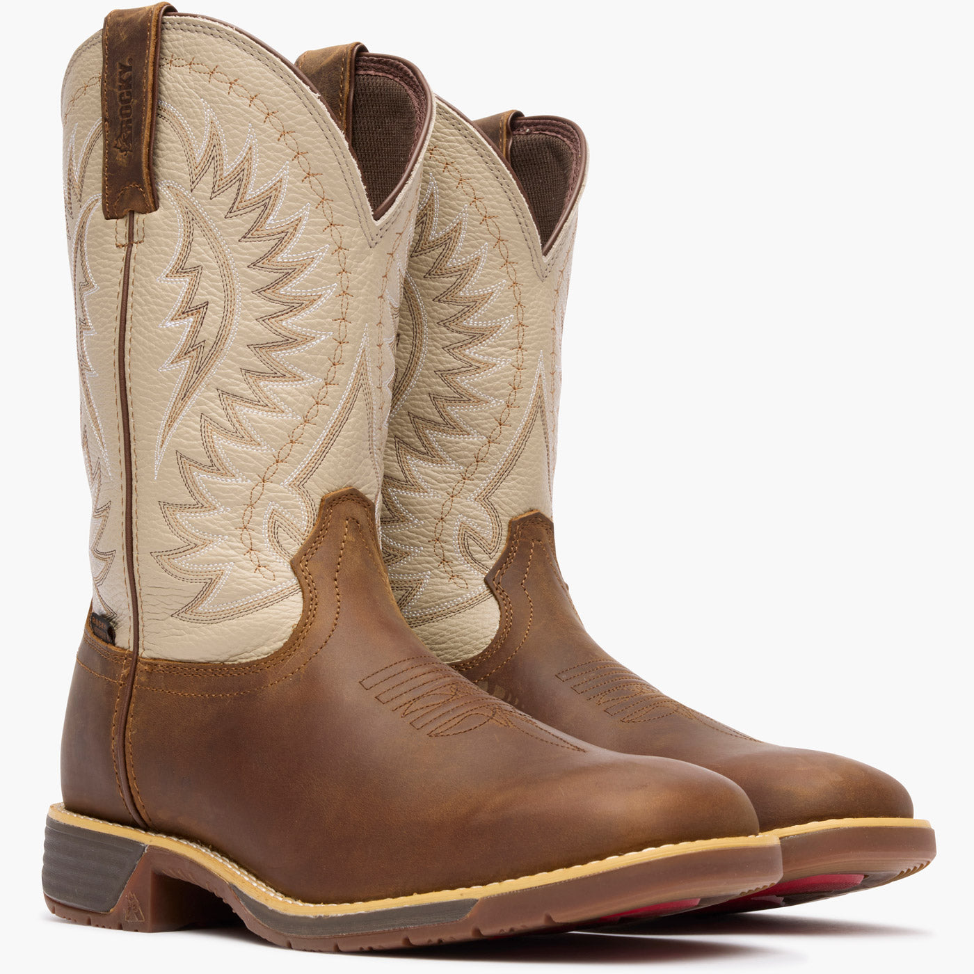 Rocky Rugged Trail Waterproof Western Boot - doublequarter