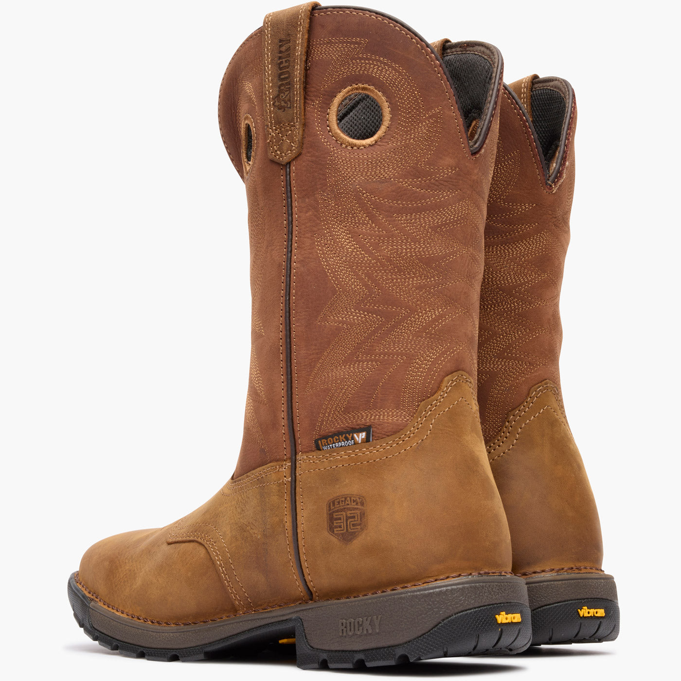 Rocky Legacy 32 Waterproof Western Boot - doubleheel