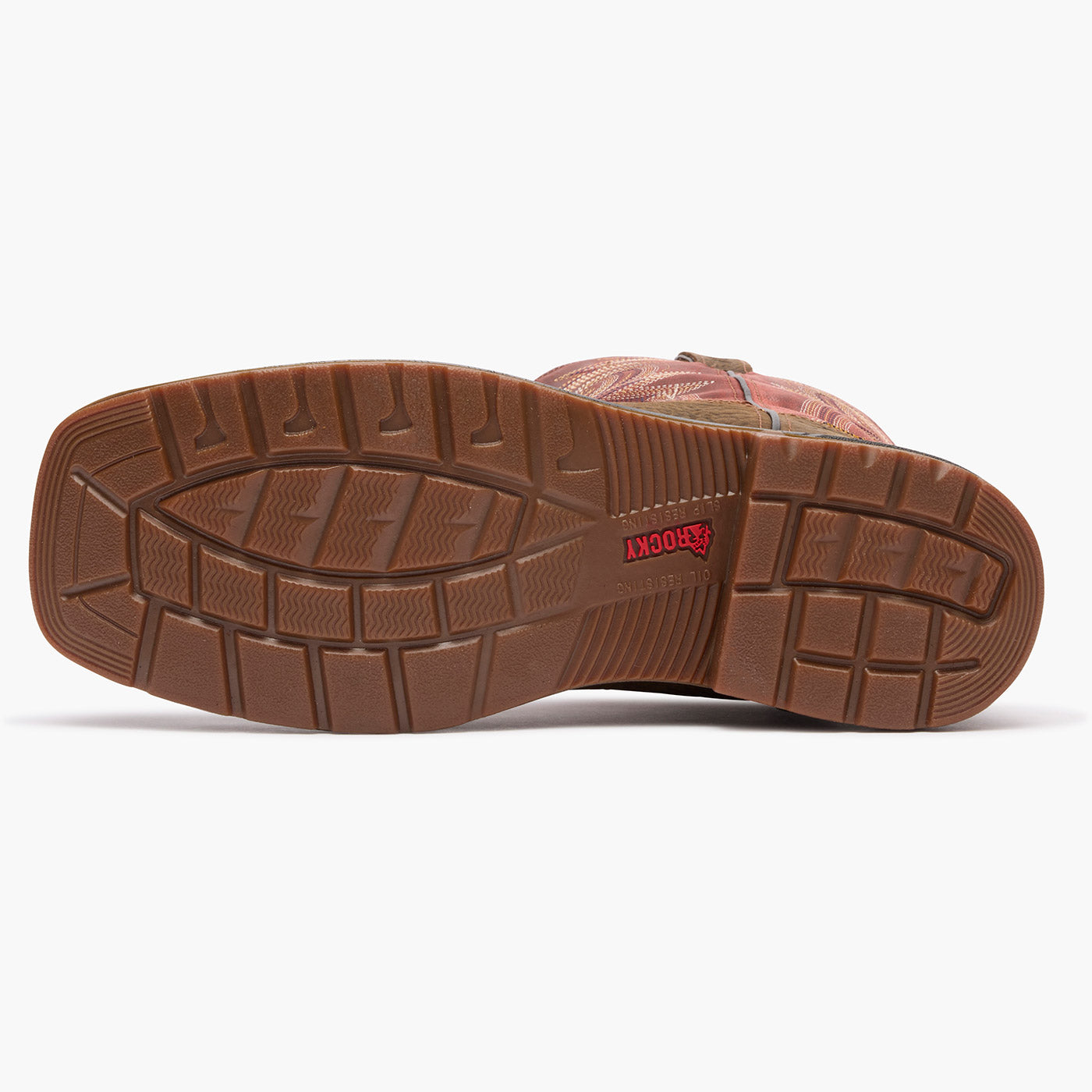 ""Rocky Worksmart 11"" Composite Toe Waterproof Western Boot" - outsole"