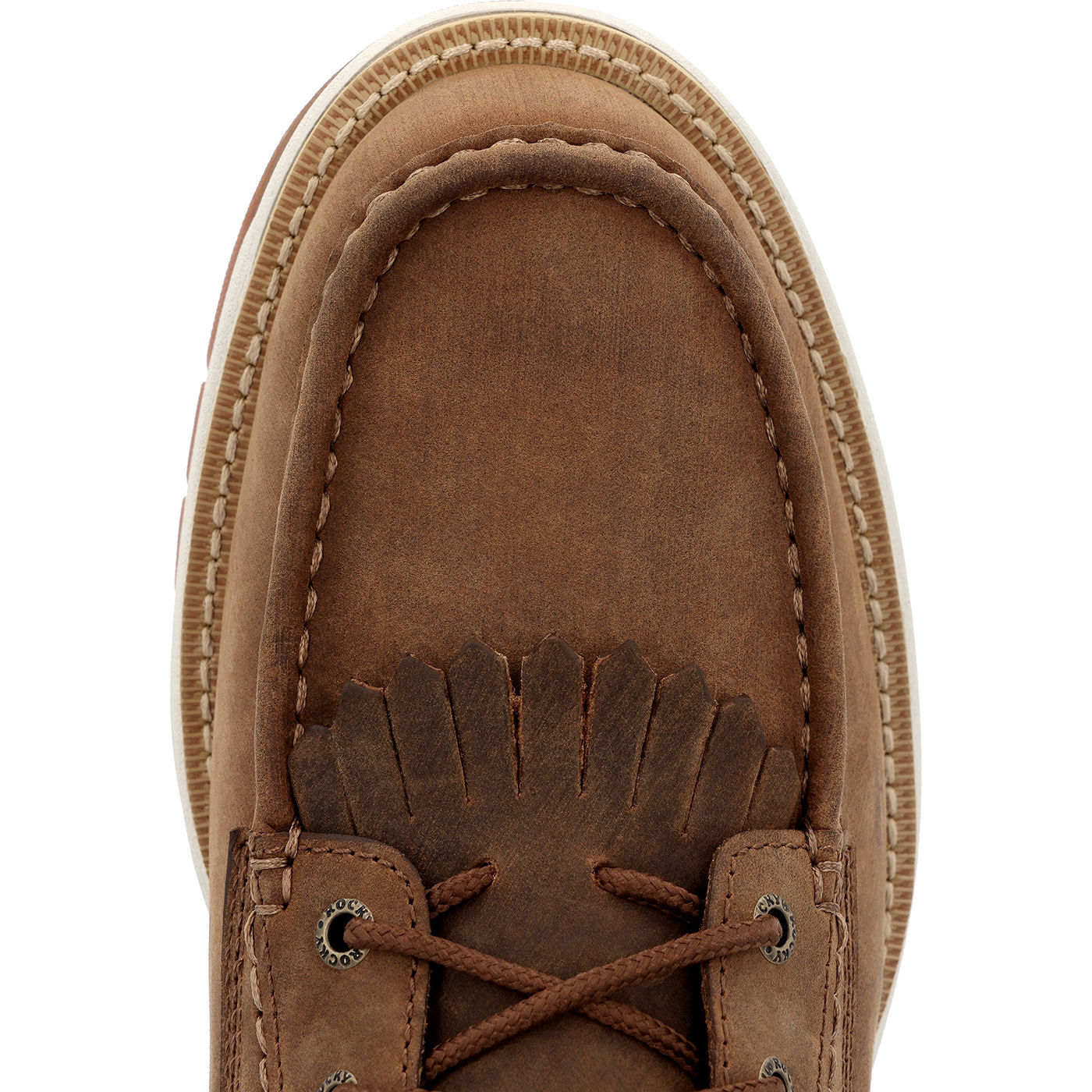 ""Rocky Farmstead 6"" Western Boot" - birdseye"