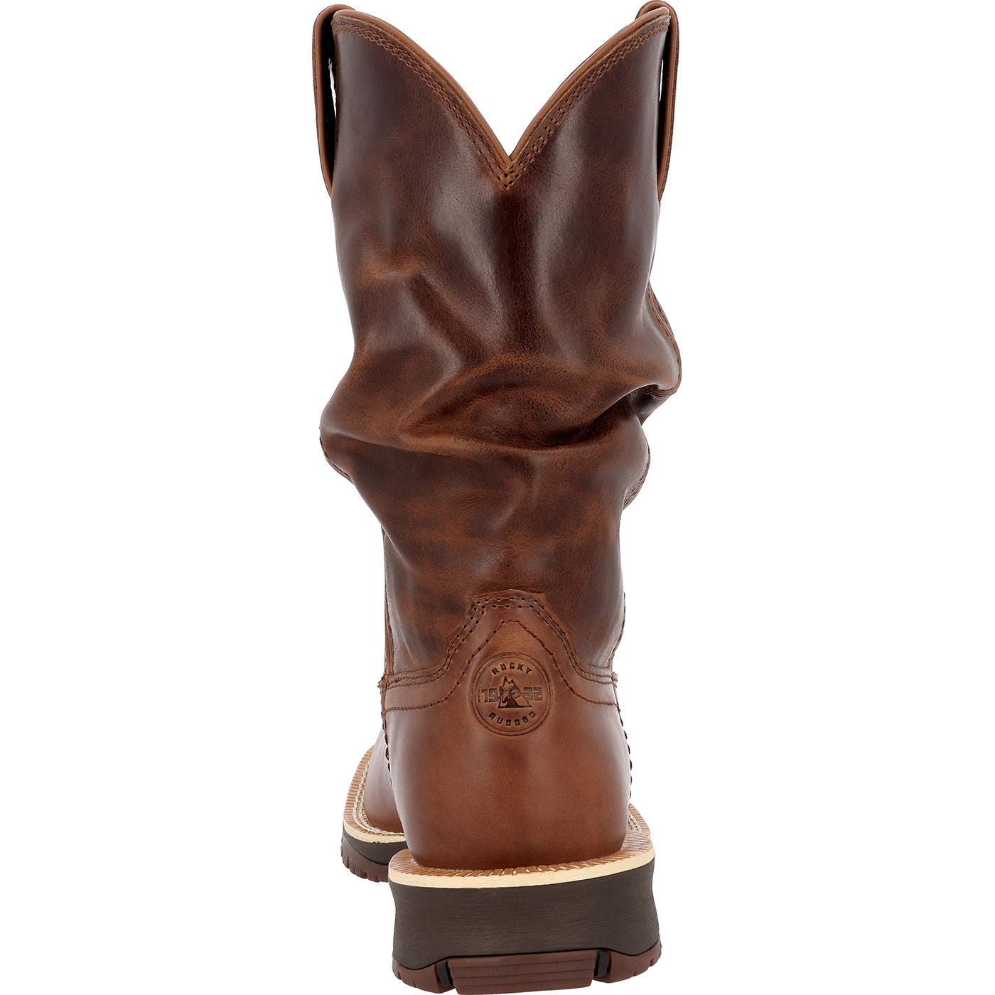 ""Rocky Rosemary Women's 11"" Western Boot" - back"