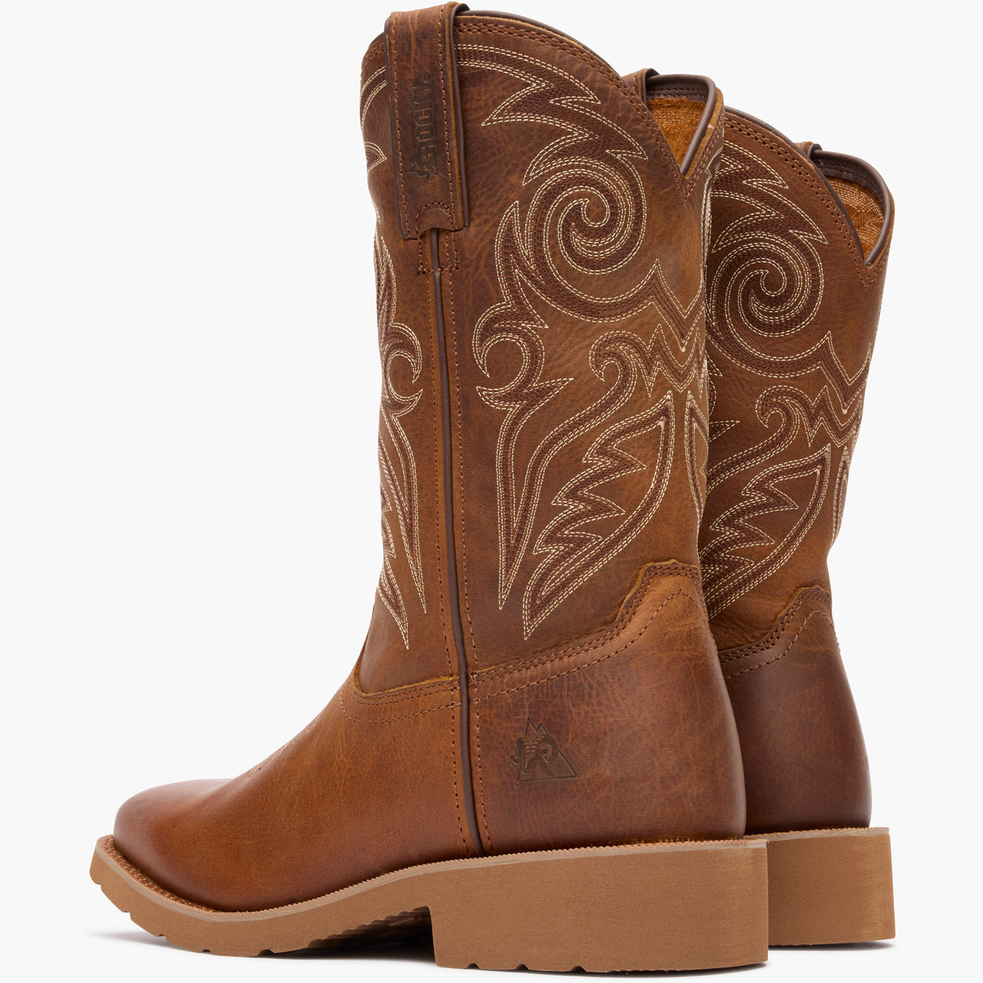"Rocky MonoCrepe 12" Western Boot - doubleheel"