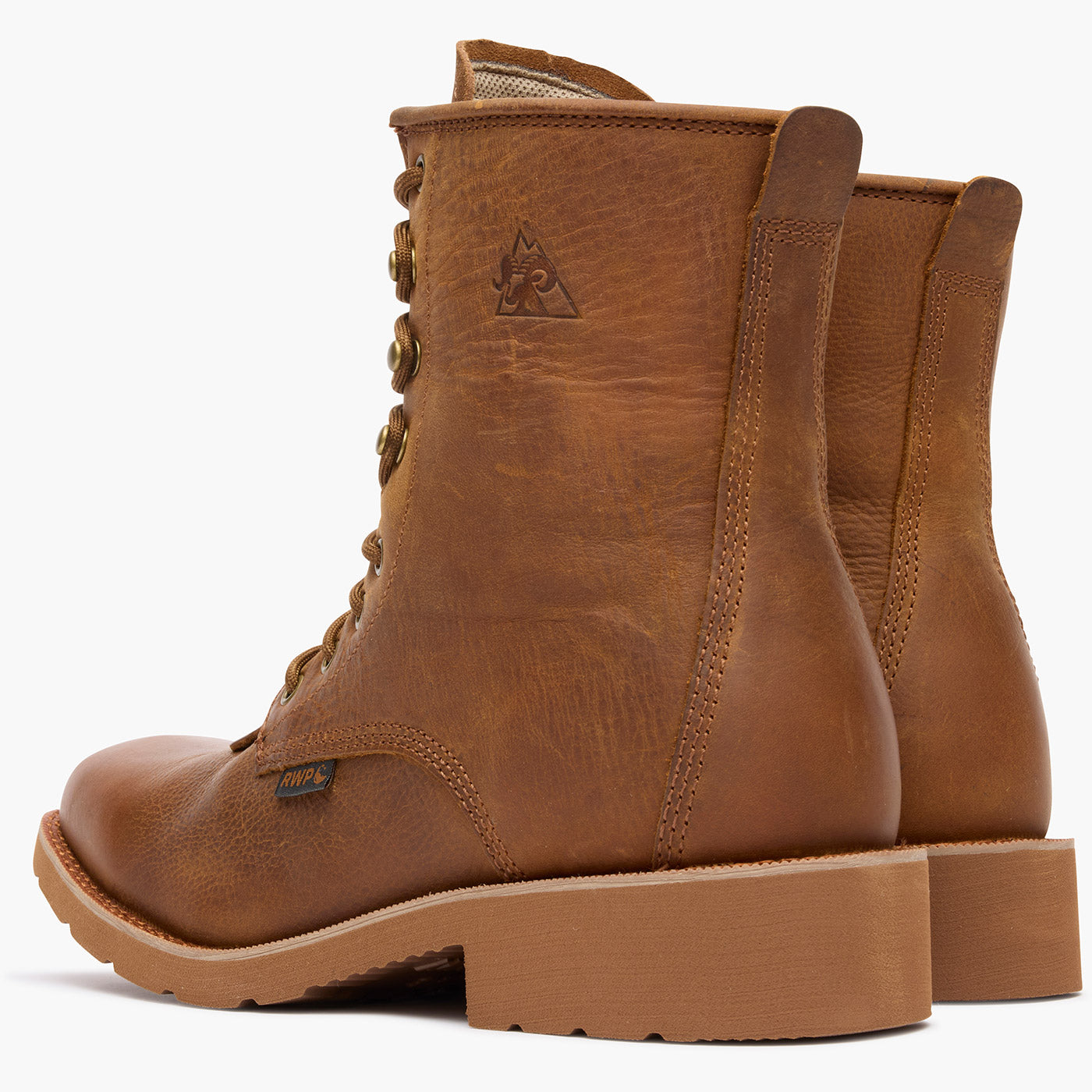 "Rocky MonoCrepe 8" Waterproof Western Boot - doubleheel"