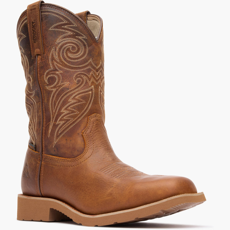 "Rocky MonoCrepe 12" Waterproof Western Boot - main"