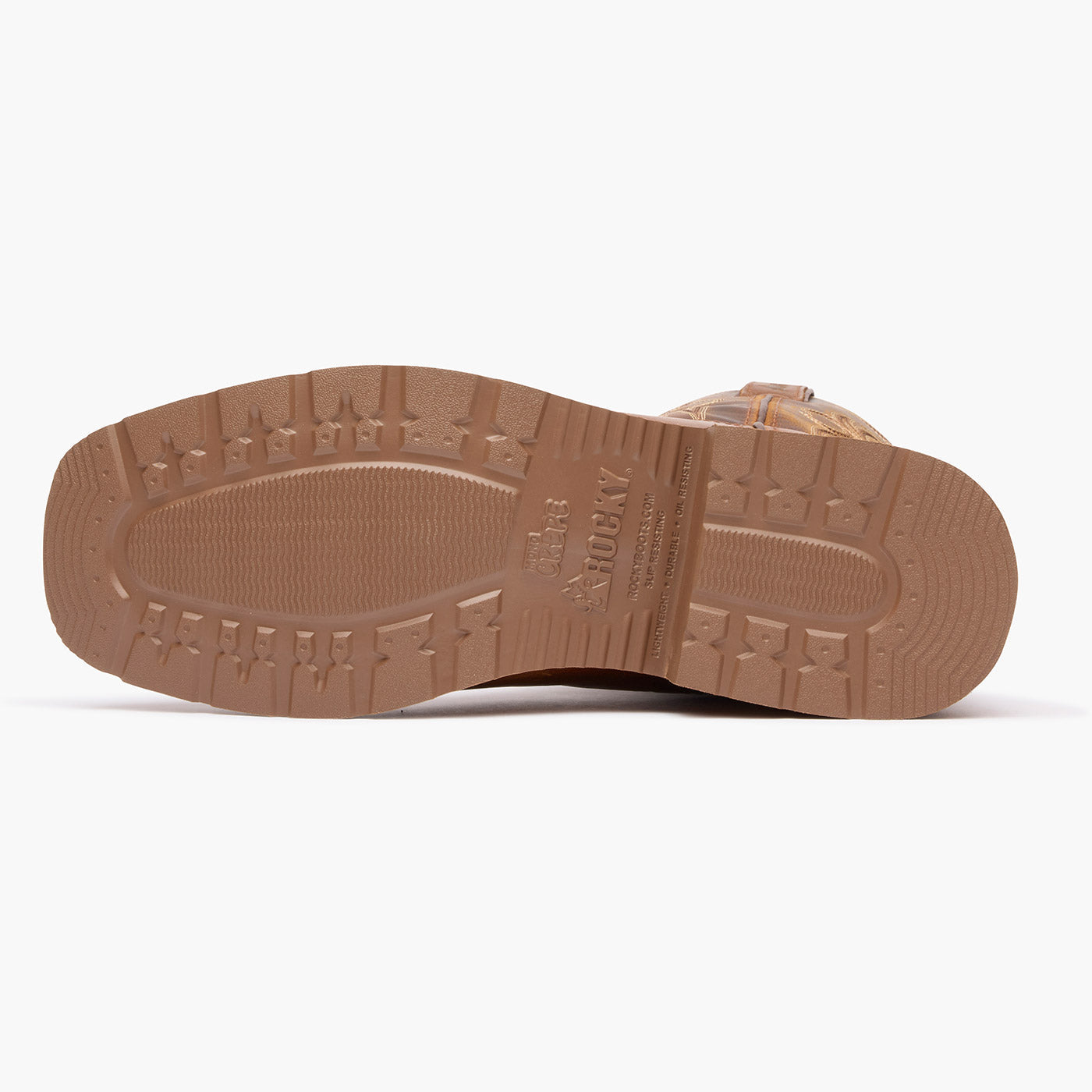 "Rocky MonoCrepe 12" Waterproof Western Boot - outsole"