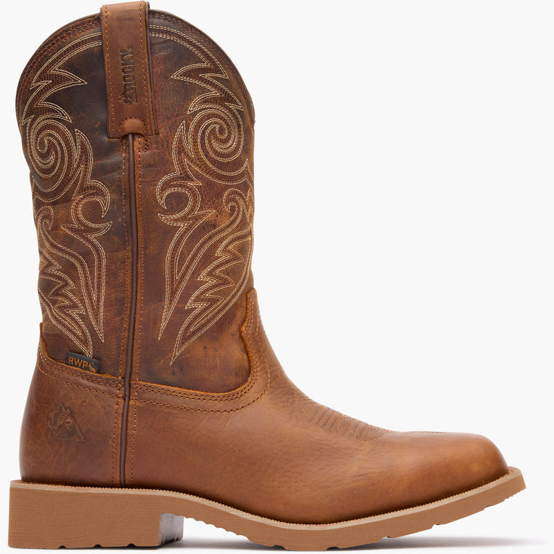 "Rocky MonoCrepe 12" Waterproof Western Boot - profile"