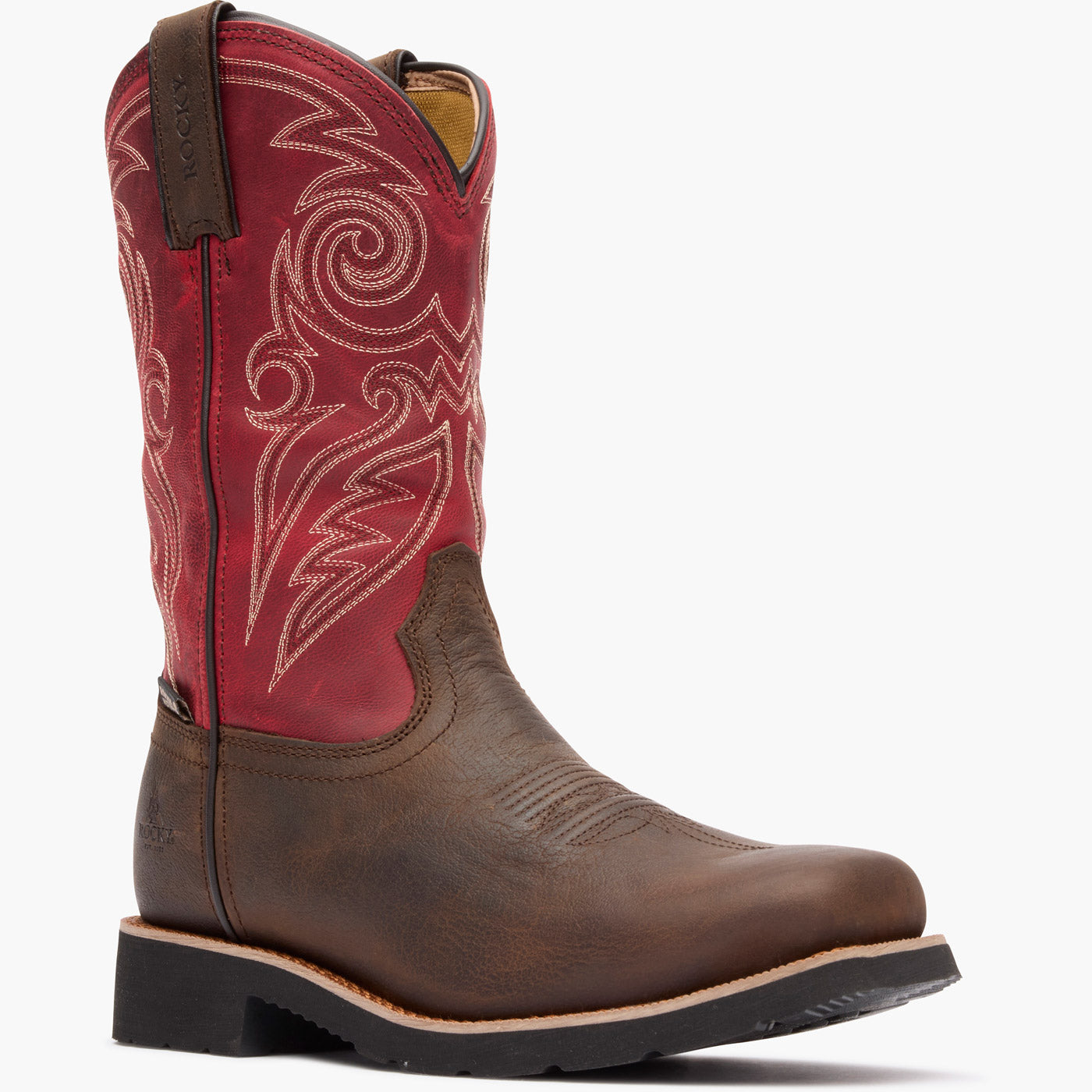 "Rocky Women's MonoCrepe 11" Steel Toe Western Boot - main"