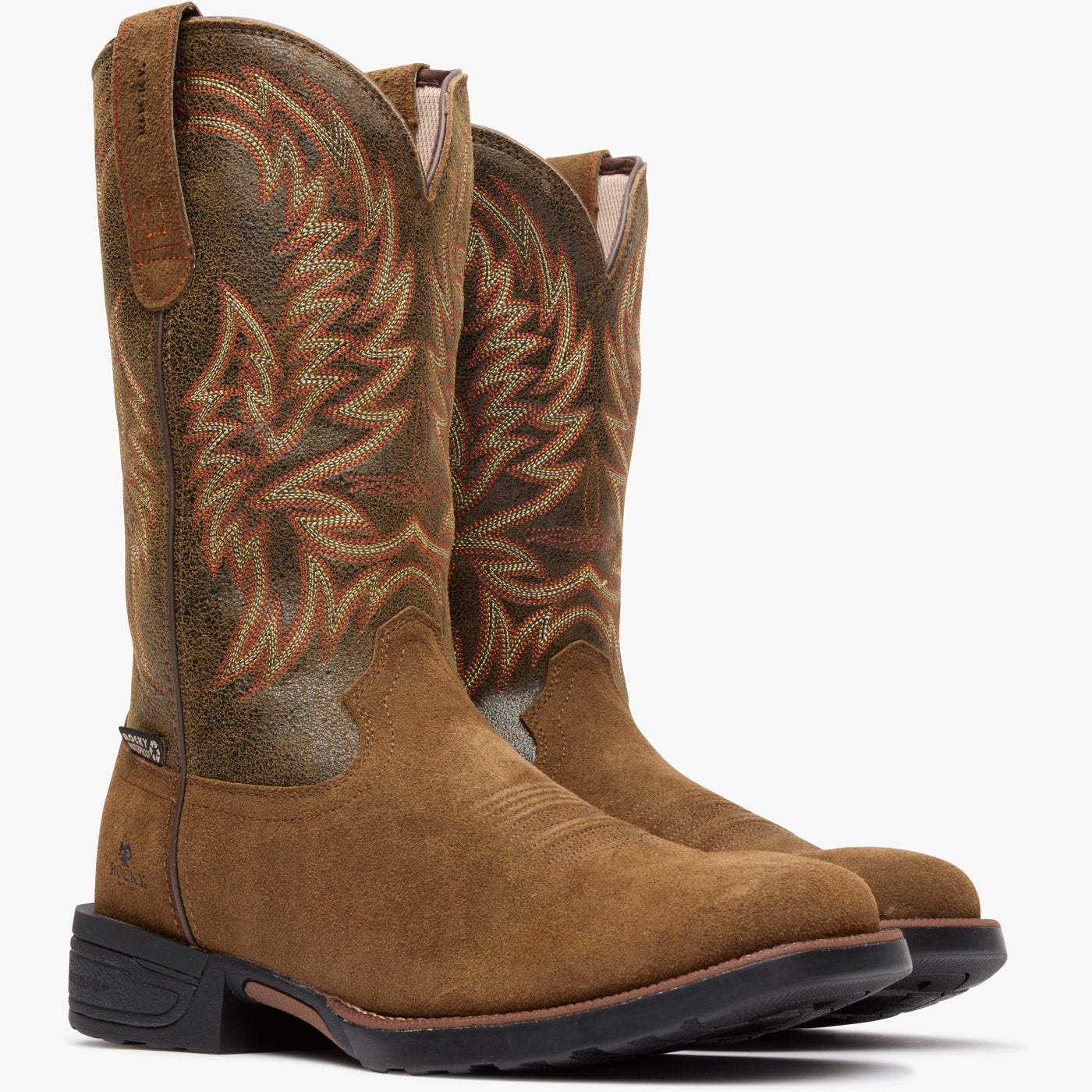 "Rocky Bronco 12" Waterproof Western Boot - doublequarter"