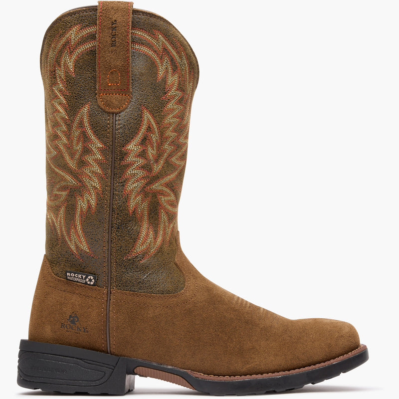 "Rocky Bronco 12" Waterproof Western Boot - profile"