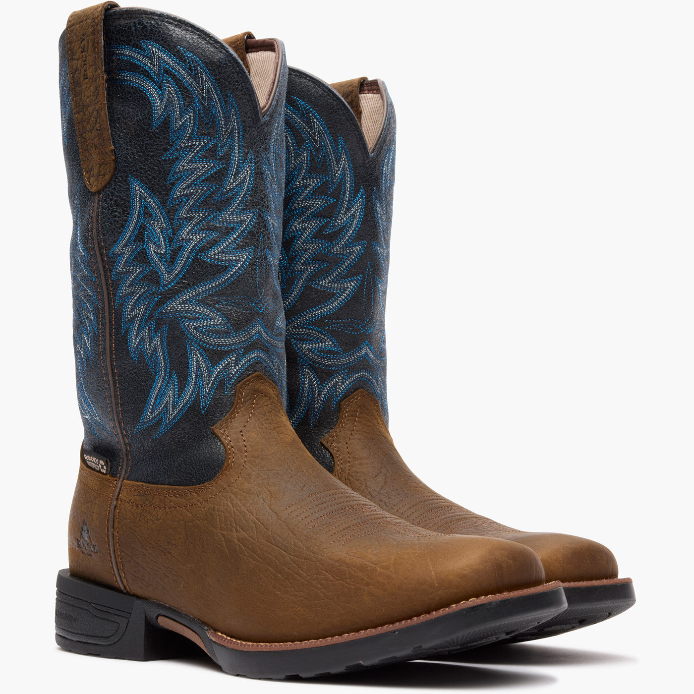 "Rocky Bronco 12" Waterproof Western Boot - doublequarter"