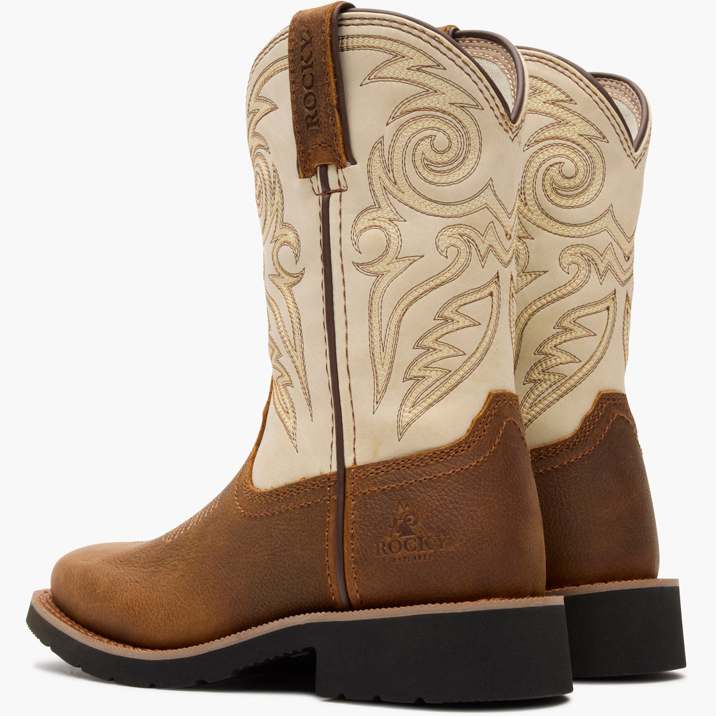 Rocky Kid's MonoCrepe Western Boot - doubleheel