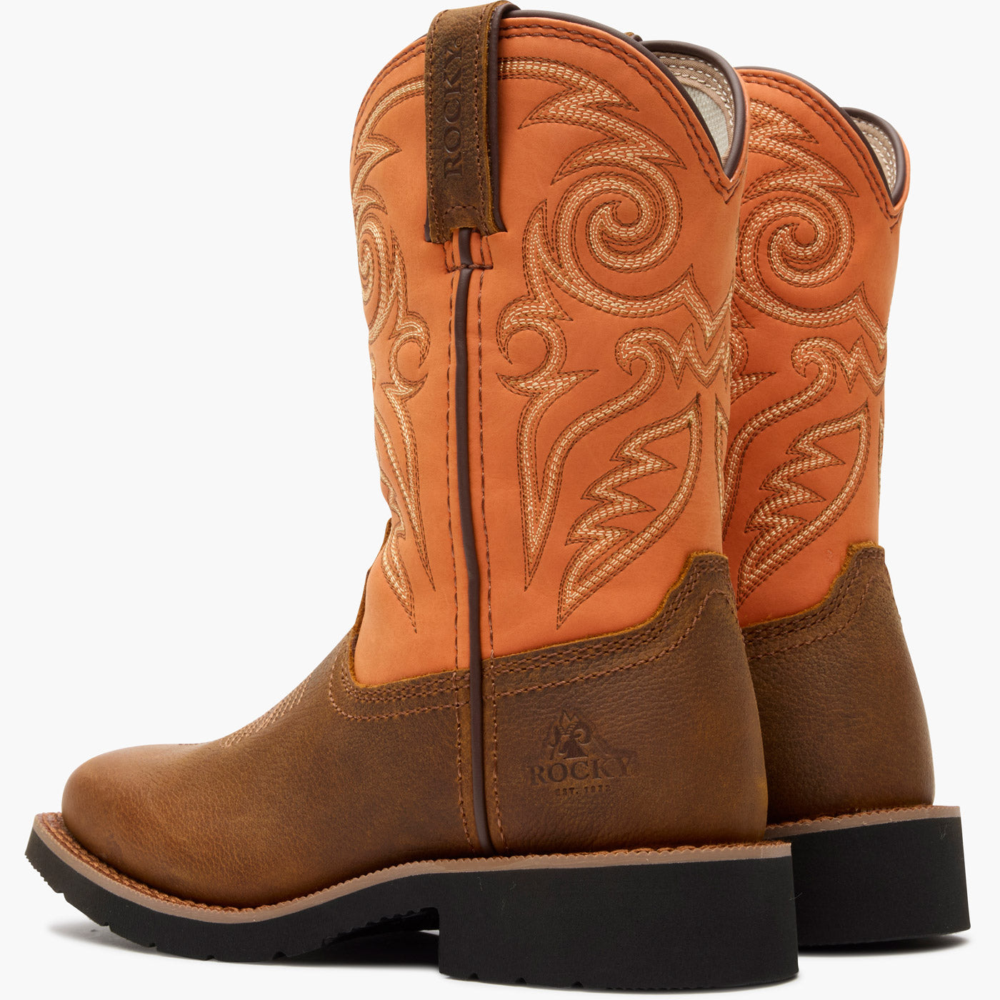 Rocky Kid's MonoCrepe Western Boot - doubleheel
