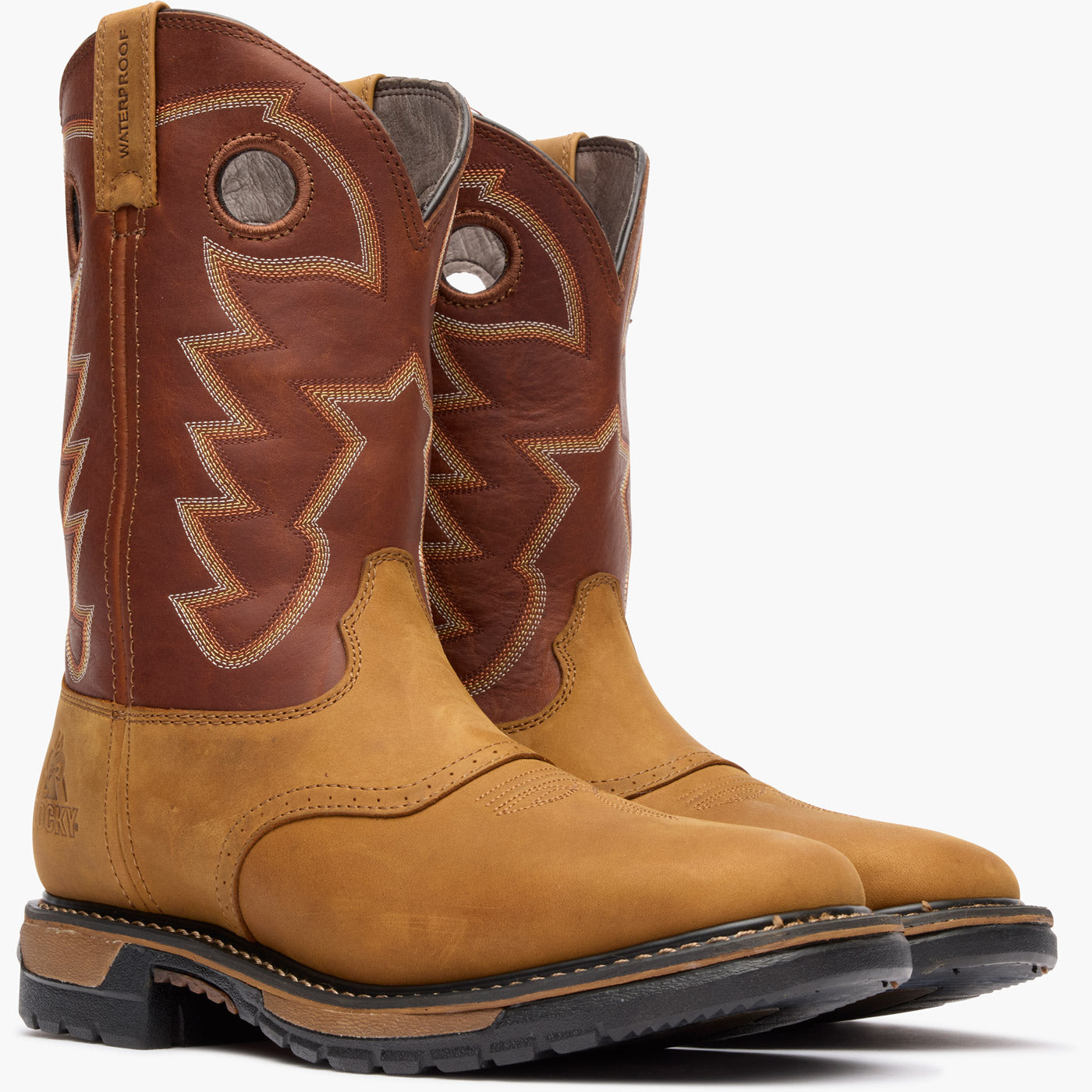 Rocky Original Ride Waterproof Western Boot - doublequarter