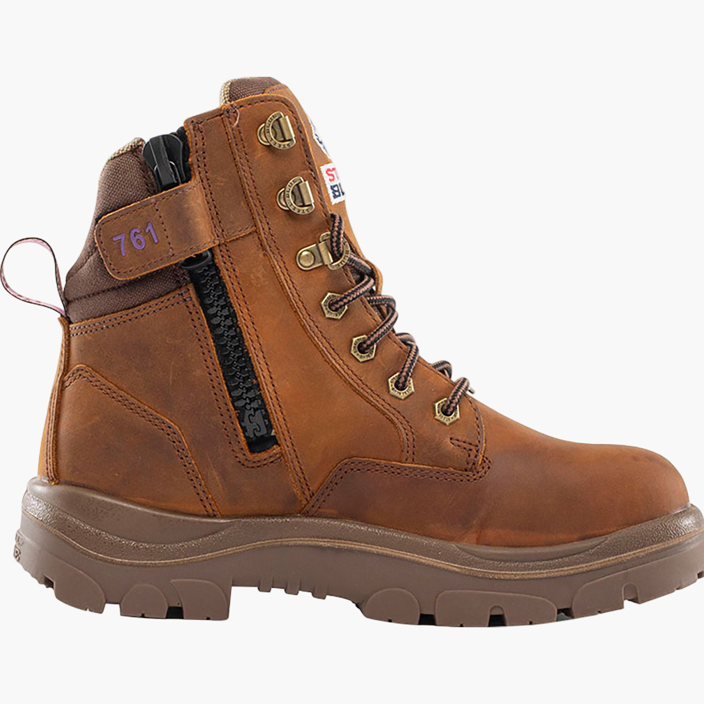 Steel Blue Southern Cross Zip Women's Steel Toe Electrical Hazard Waterproof Zipper Work Boot