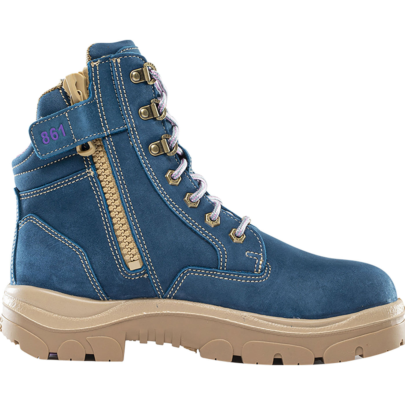 Steel Blue Southern Cross Zip Women's Steel Toe Electrical Hazard Zipper Work Boot - profile