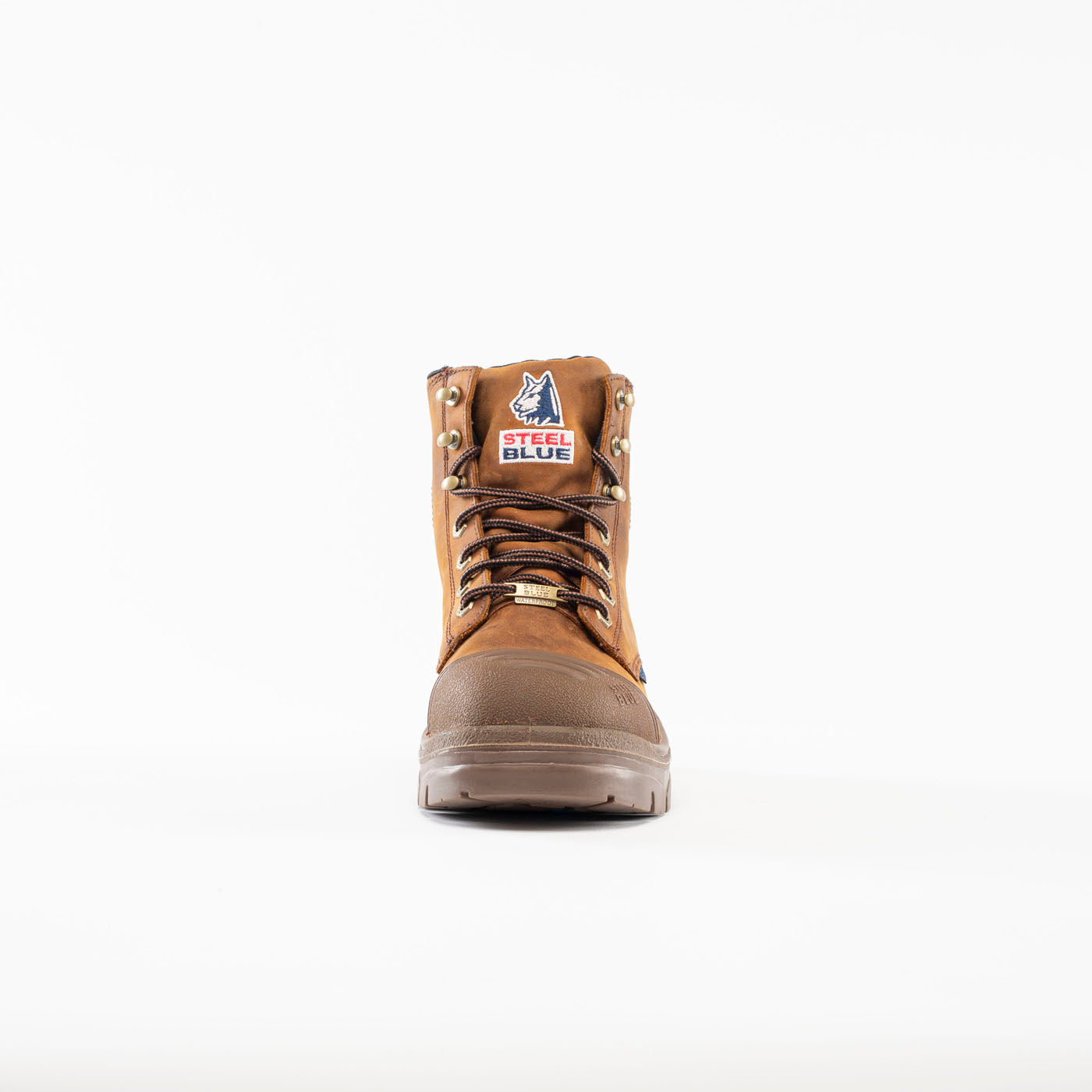 FRP製 TZM用　耐久アッパー　ノーマルタイプフェンダー ブルー　ライト付 Steel Blue Argyle Scuff Zip Men's 6 inch Electrical Hazard